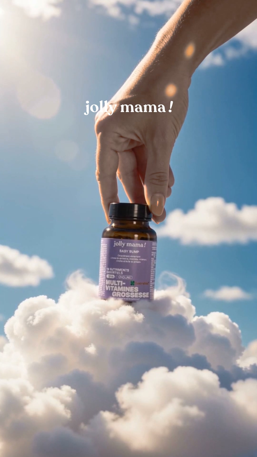 Jolly Mama Facebook ad: Le prénatal tout-en-un