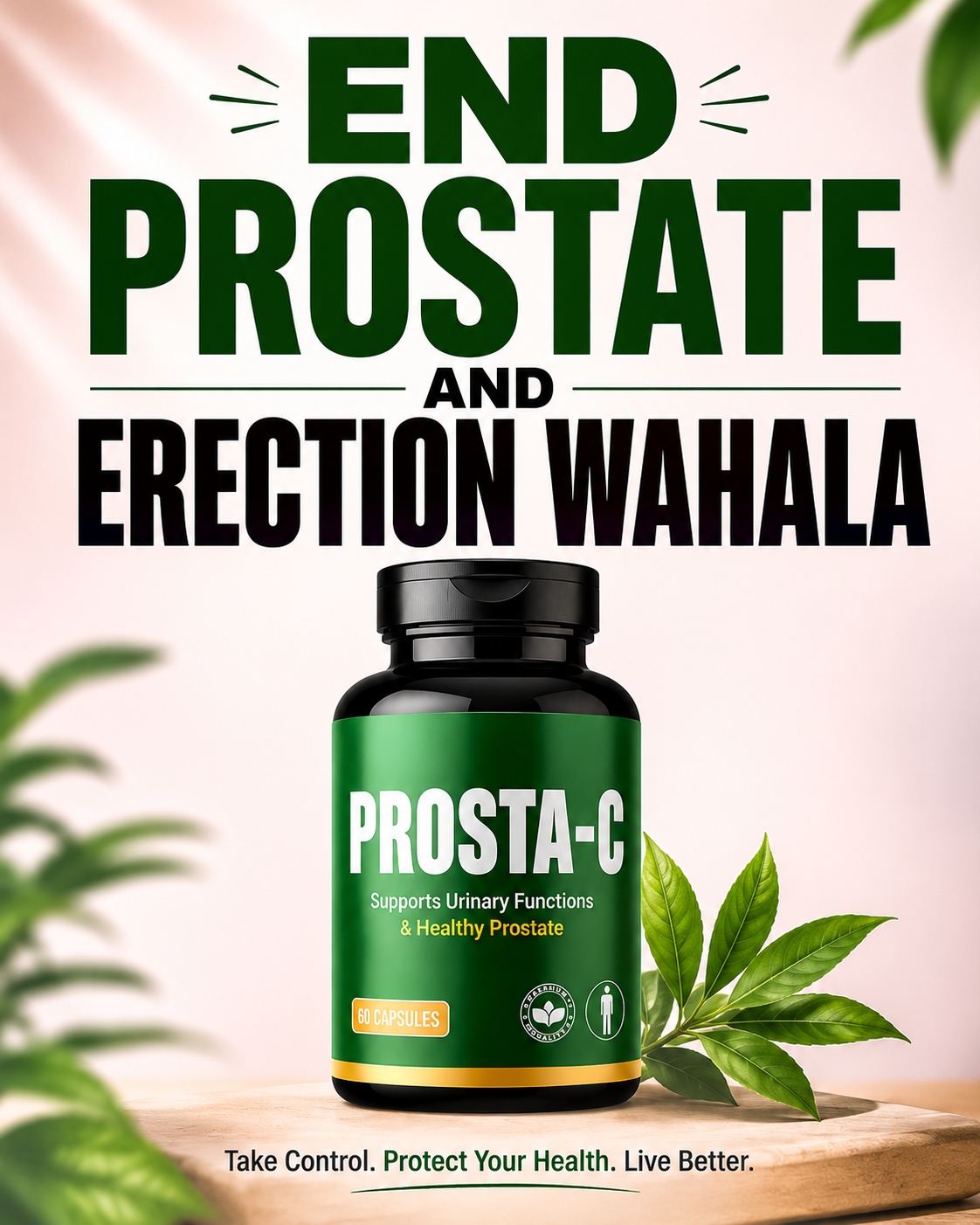 Happy Gist Facebook ad: END PROSTATE & ERECTION WAHALA