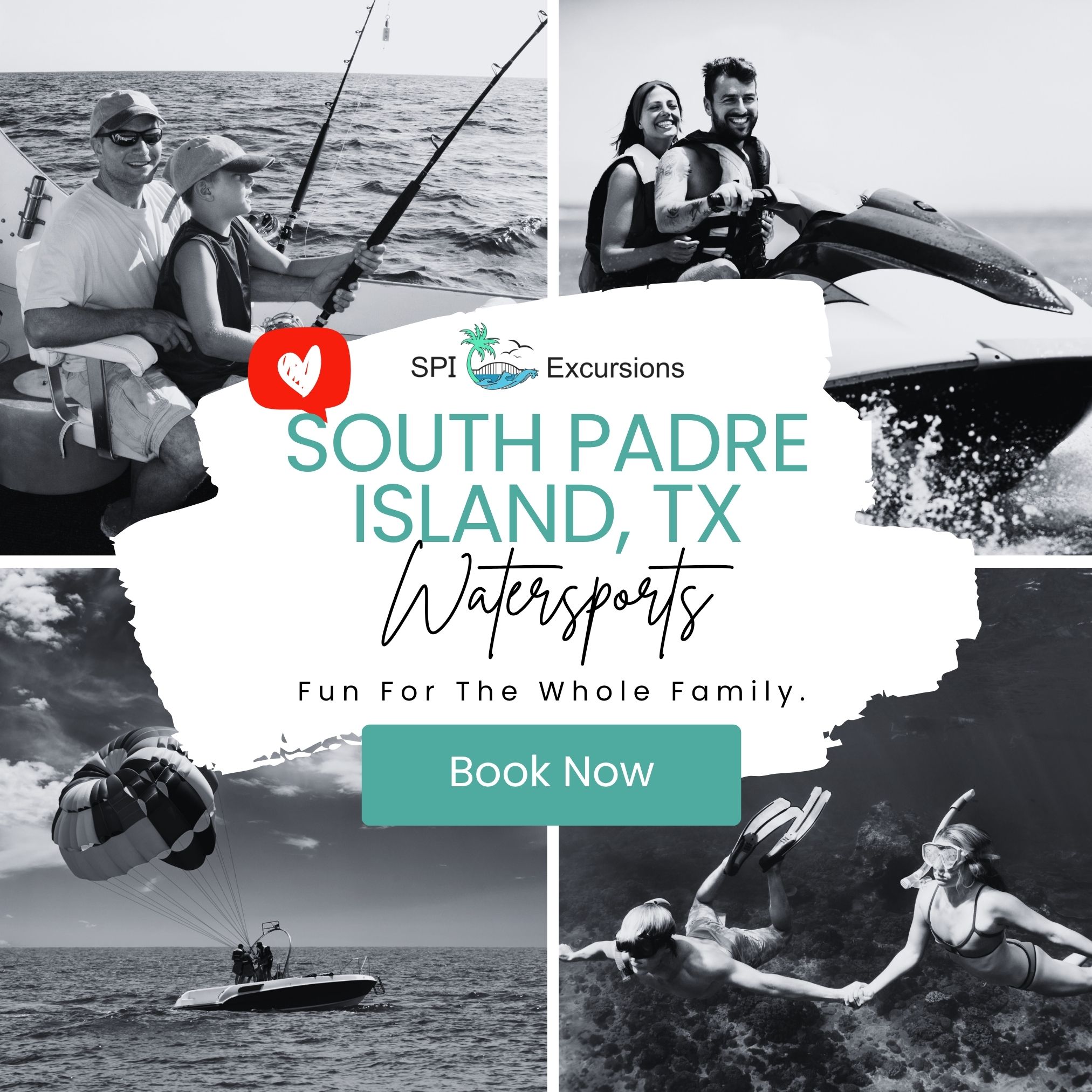 SPI Excursions Facebook ad: Soar, Splash, and Smile with SPI Excursions!