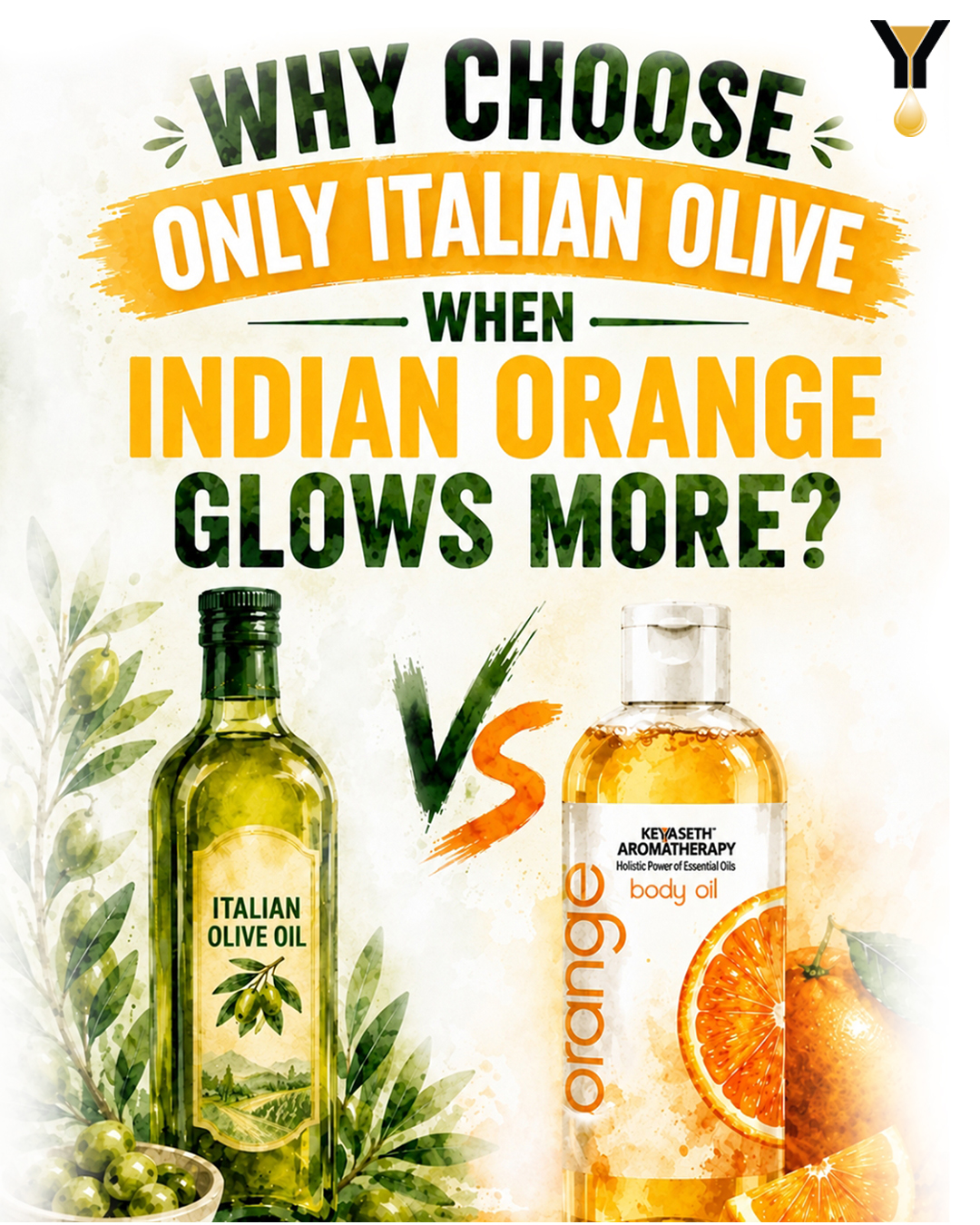Keya Seth Aromatherapy Facebook ad: Italian Olive Oil may be iconic… but is…