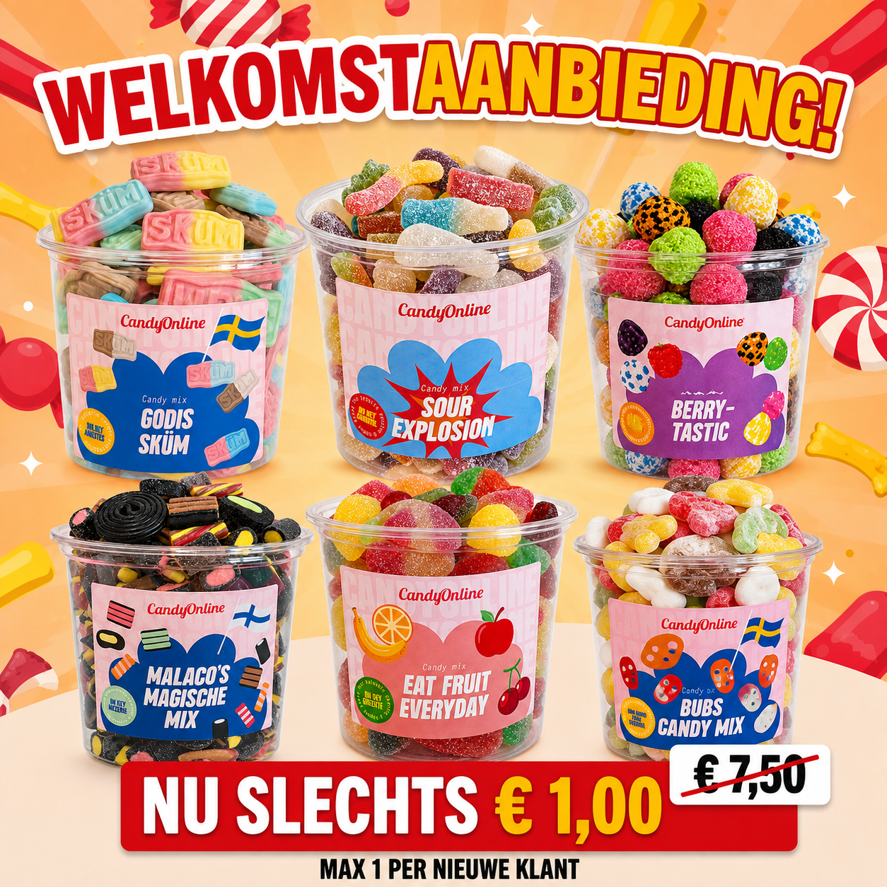candyonline.nl - snoep Facebook ad
