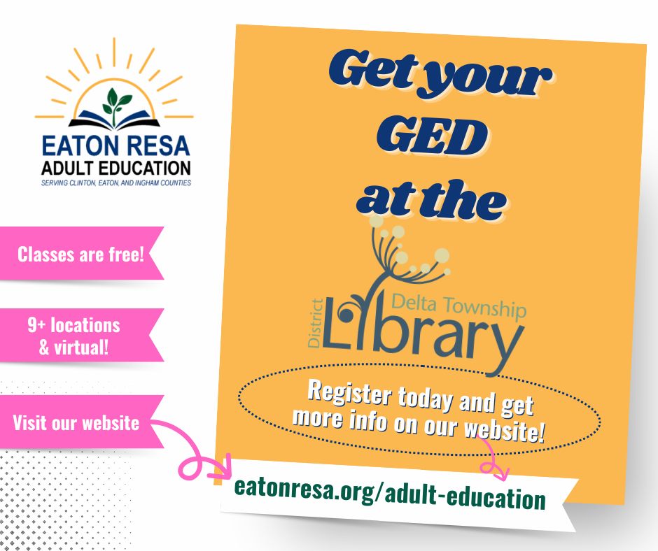 Eaton RESA Adult Education Facebook ad: Adult Education