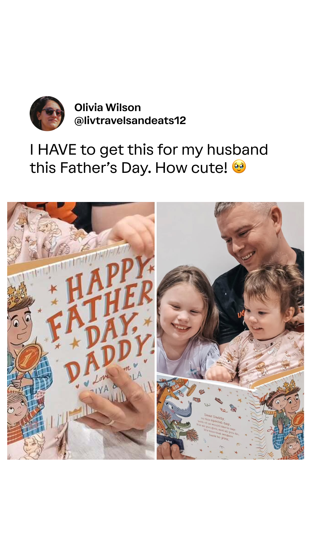 Wonderbly Facebook ad