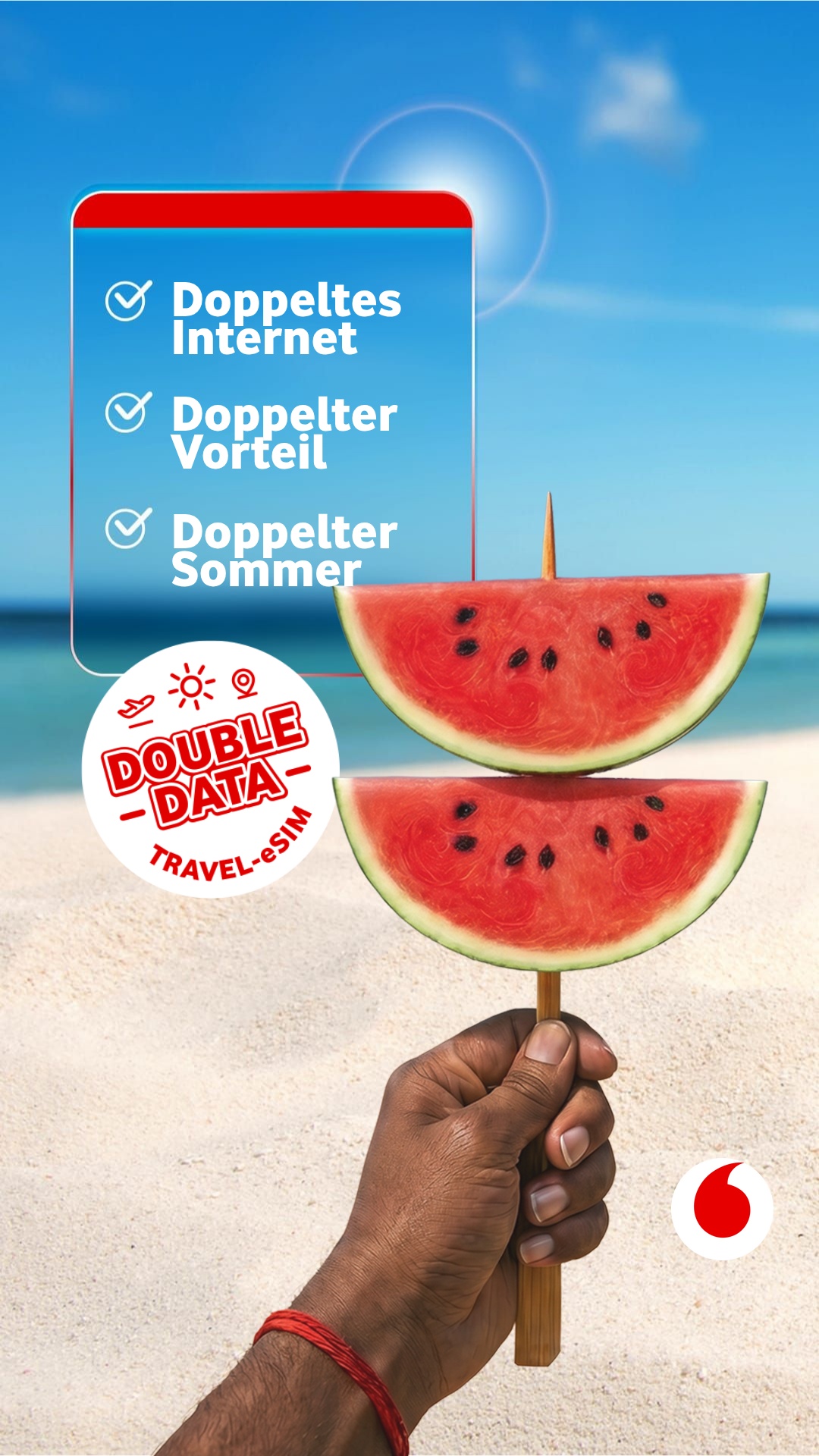 Vodafone Travel eSIM Facebook ad
