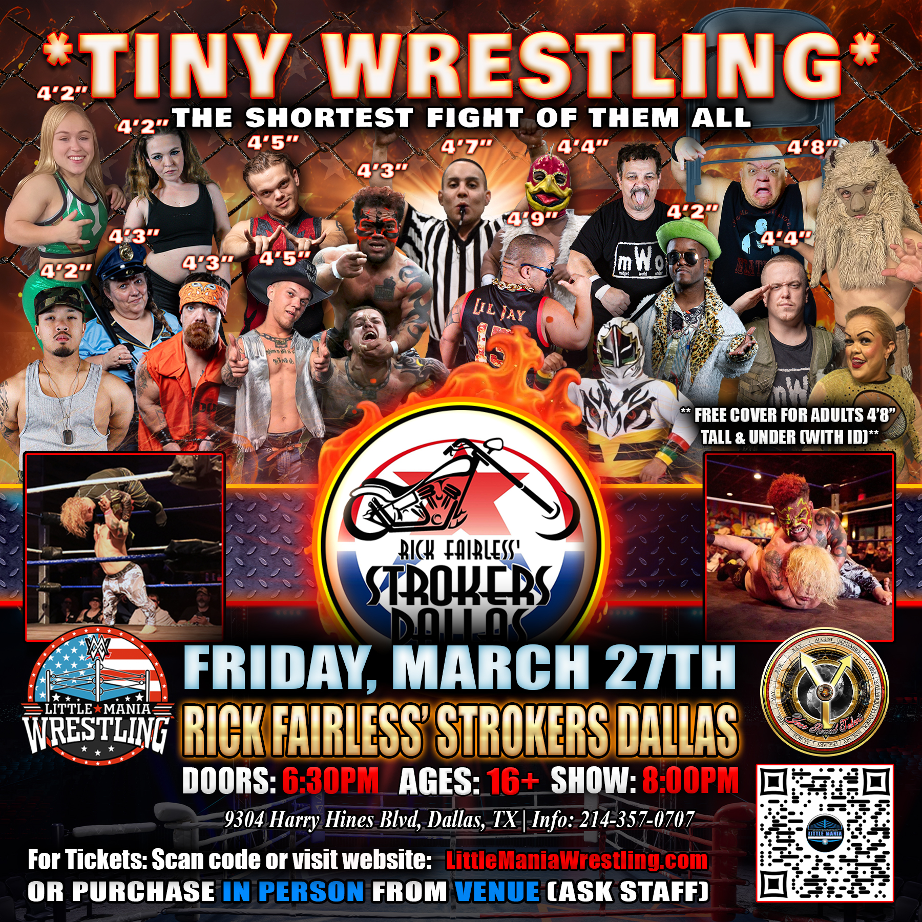 Little Mania Wrestling Facebook ad