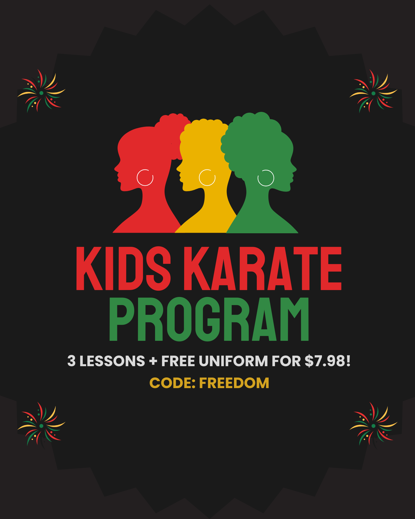 Amerikick Martial Arts Facebook ad