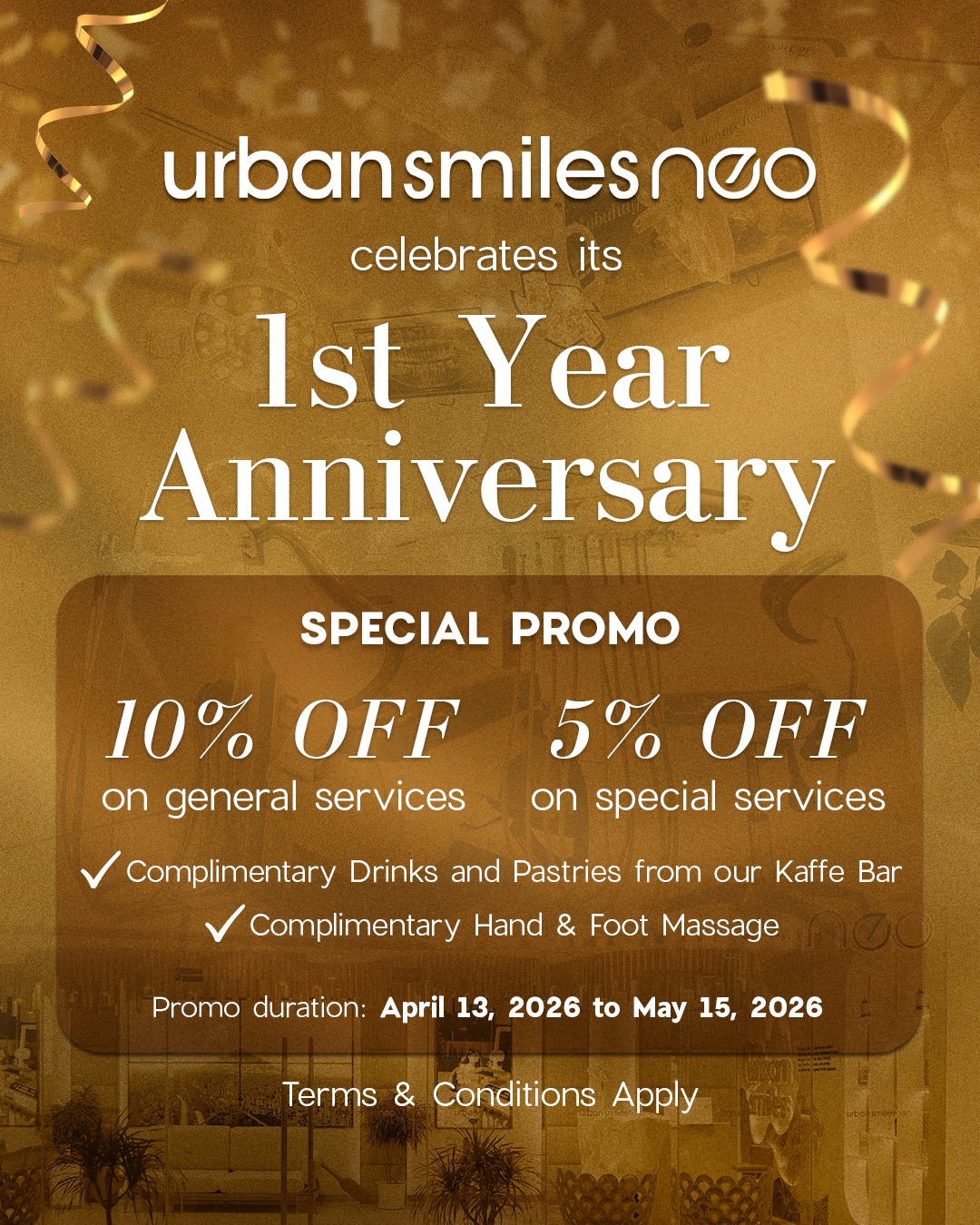 Urban Smiles Dental Clinic Facebook ad: ๐๐ซ๐๐๐ง ๐๐ฆ๐ข๐ฅ๐๐ฌ ๐๐๐ง๐ญ๐๐ฅ ๐๐ฅ๐ข๐ง๐ข๐ ๐๐๐โฆ