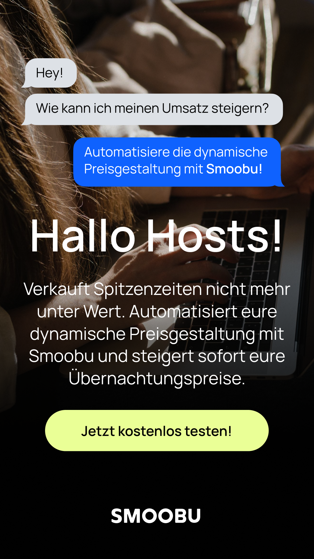 Smoobu - The Vacation Rental Software Facebook ad: Jetzt 14 Tage gratis testen