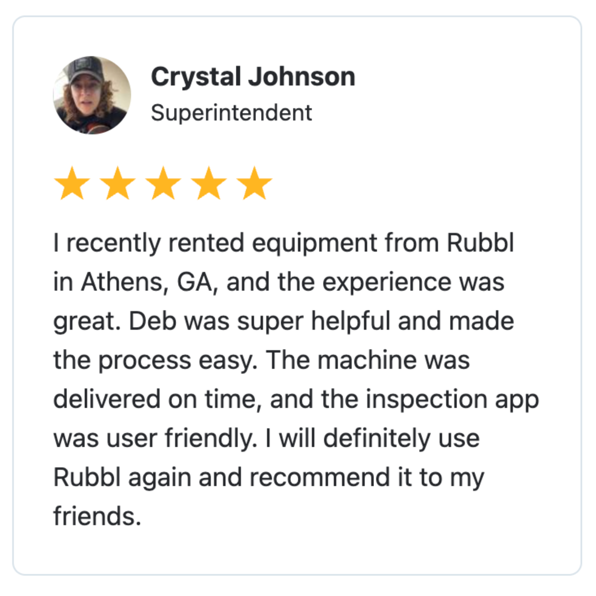 Rubbl Facebook ad