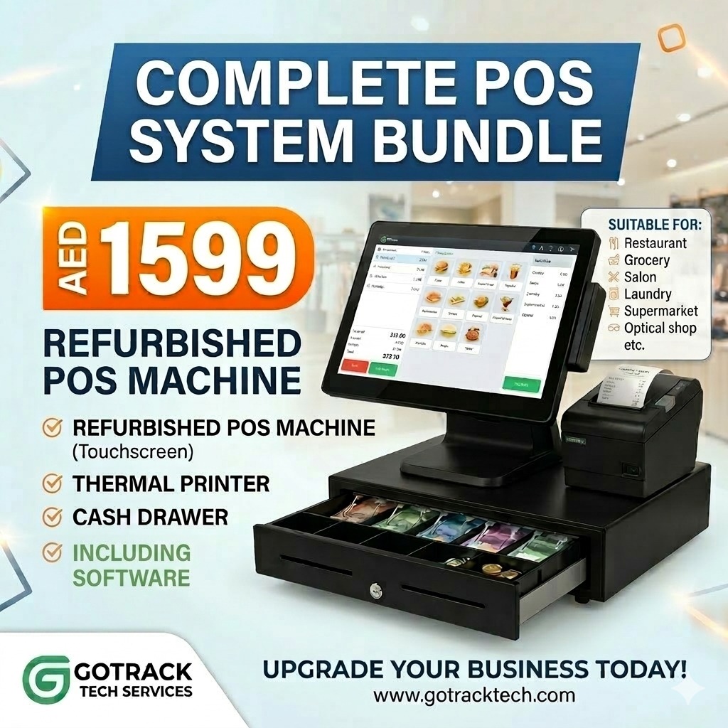 Gotrack Tech Services FZC Facebook ad from Mar 10, 2026