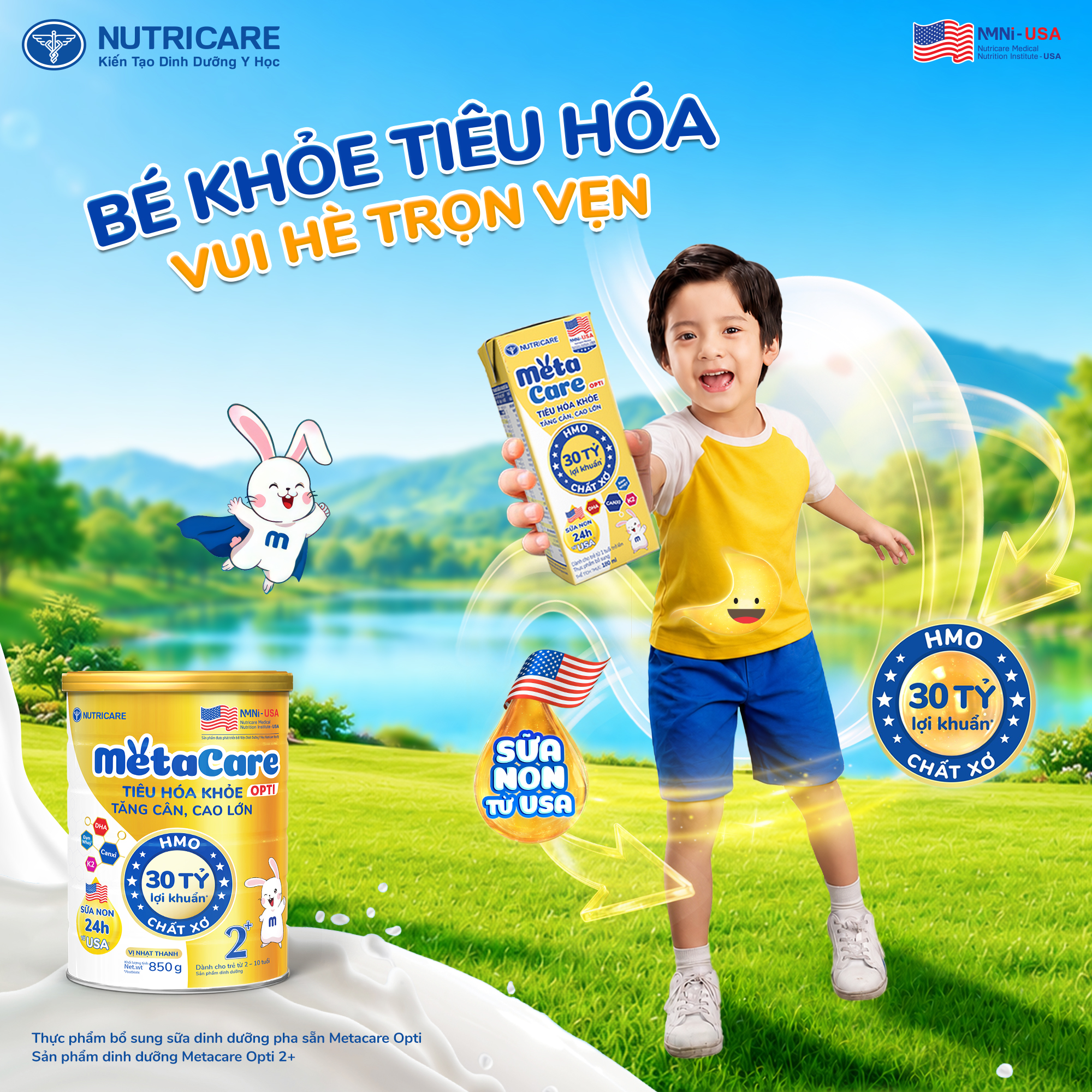 Nutricare Facebook ad: BÉ KHỎE TIÊU HÓA - VUI HÈ TRỌN…