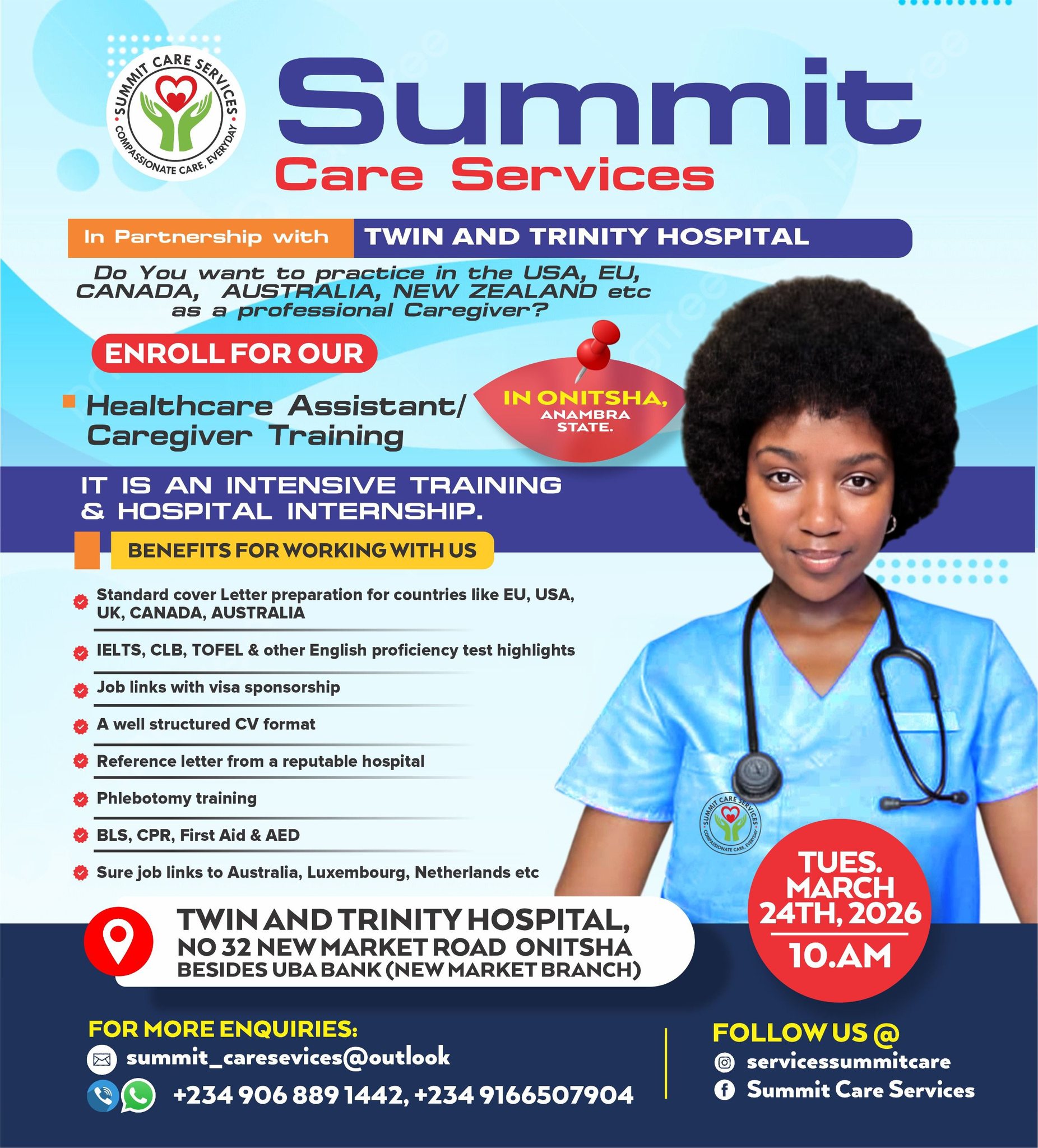 Summit CARE Services Facebook ad