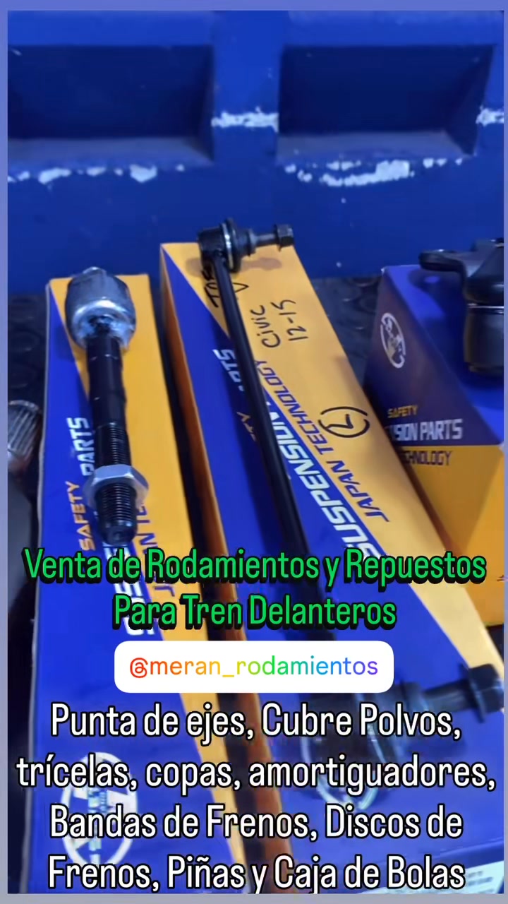 Meran Rodamientos Facebook ad: Especialistas en Rodamientos y Tren Delanteros