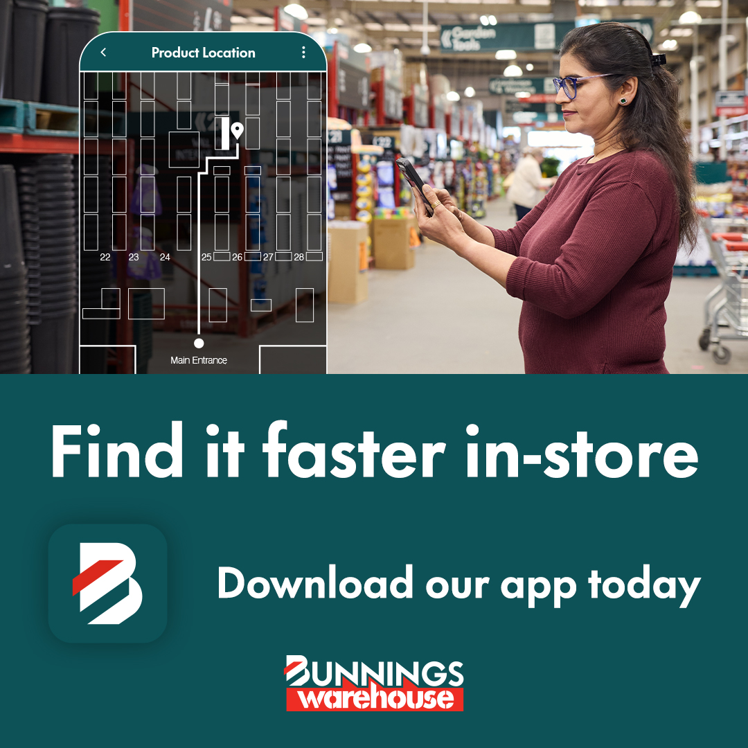 Bunnings Warehouse Australia Facebook ad