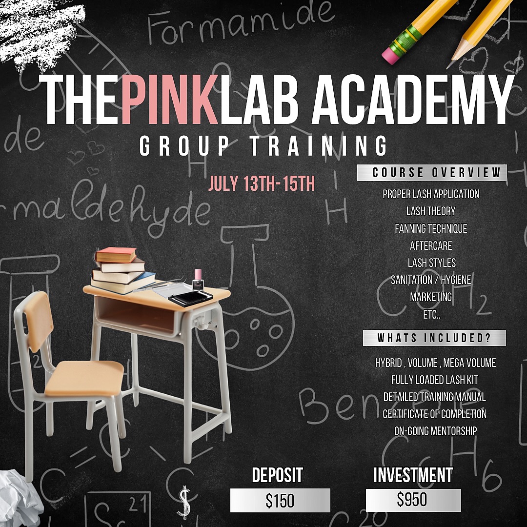 thepink.lab Facebook ad: For the first time ever, ThePINKLab academy will…