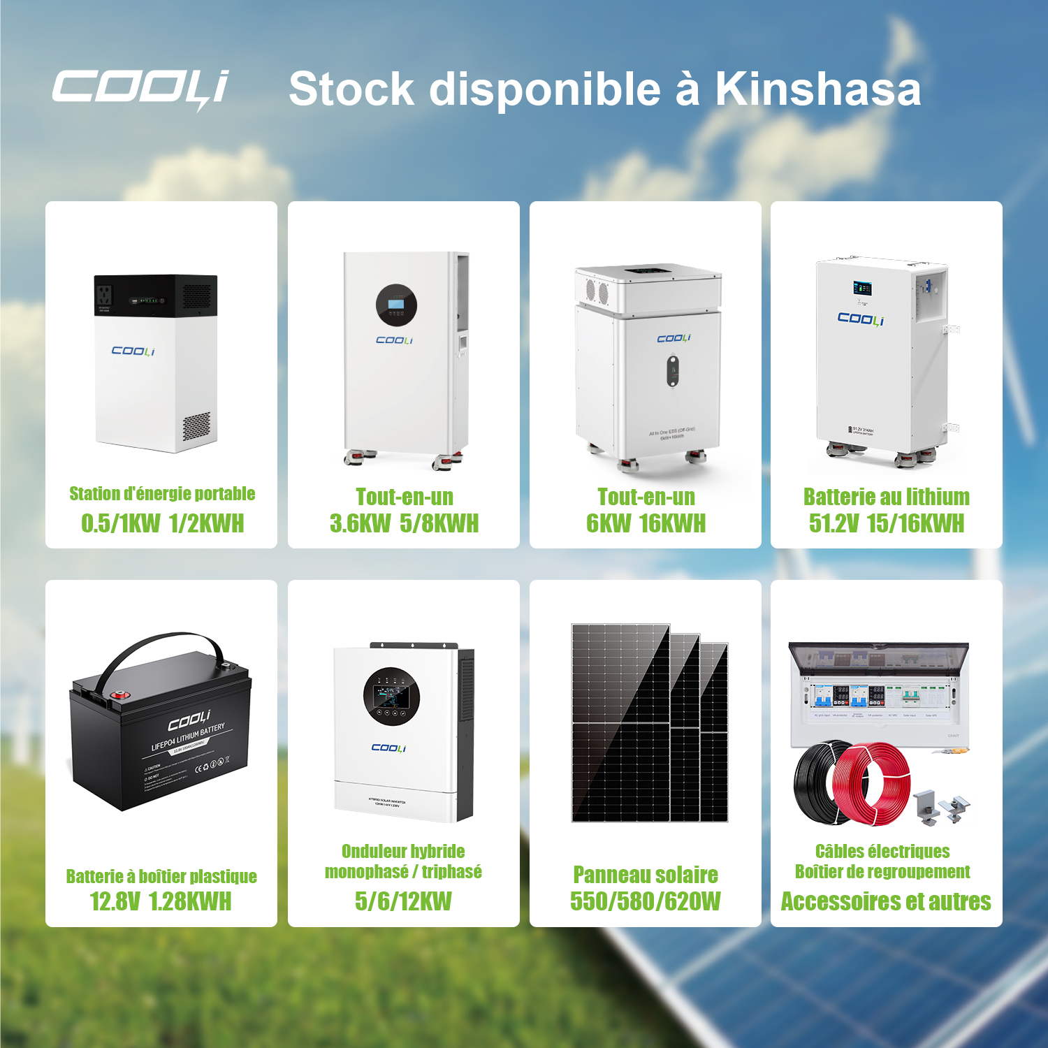 CooliEnergy Kinshasa Facebook ad: Devenez Partenaire Officiel Cooli à Kinshasa!