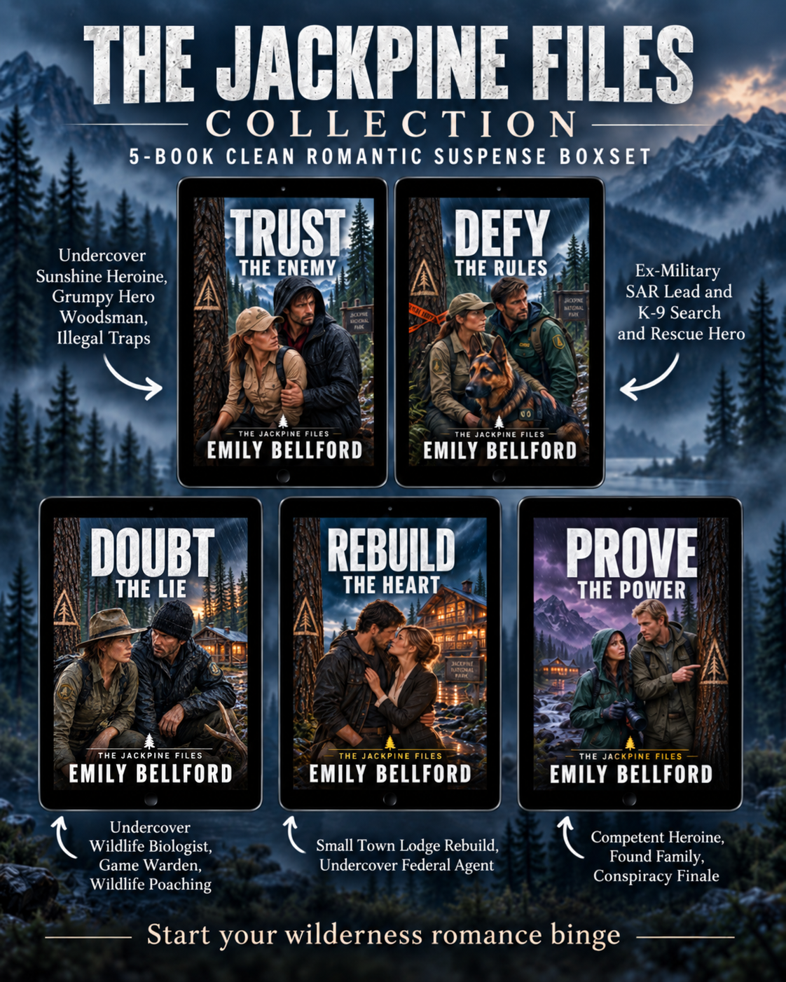 Emily Bellford Romance Books Facebook ad