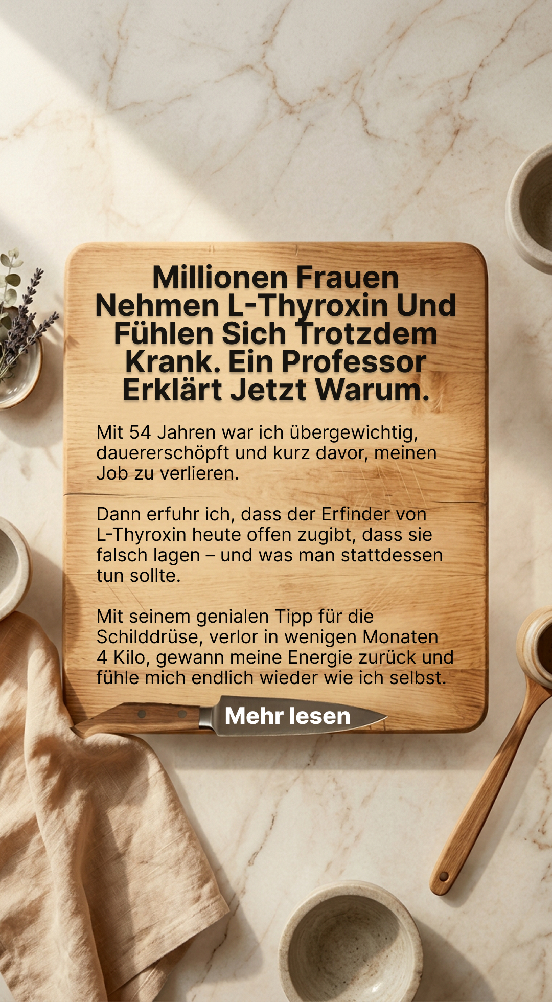 Mission Schilddrüse Facebook ad