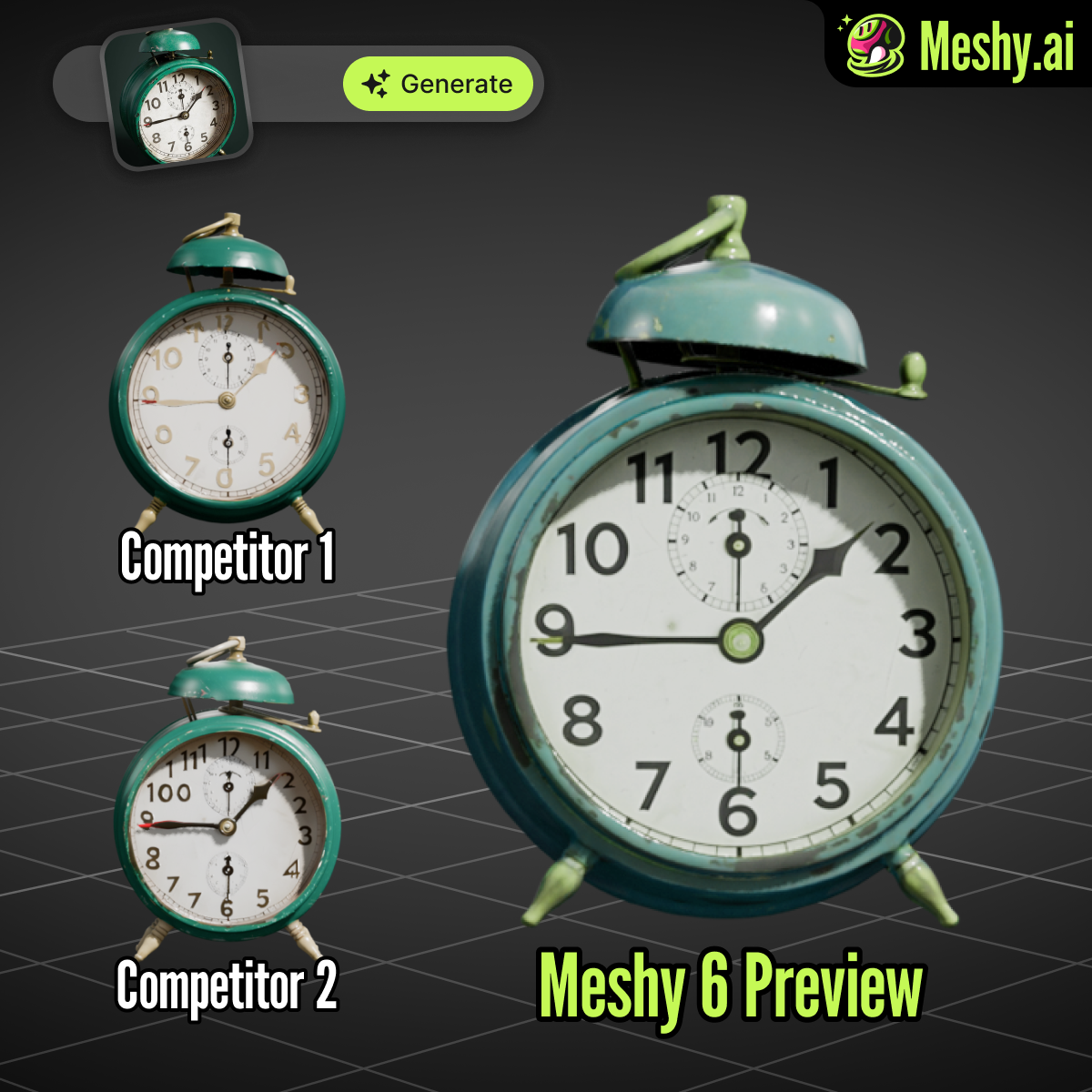 Meshy Facebook ad