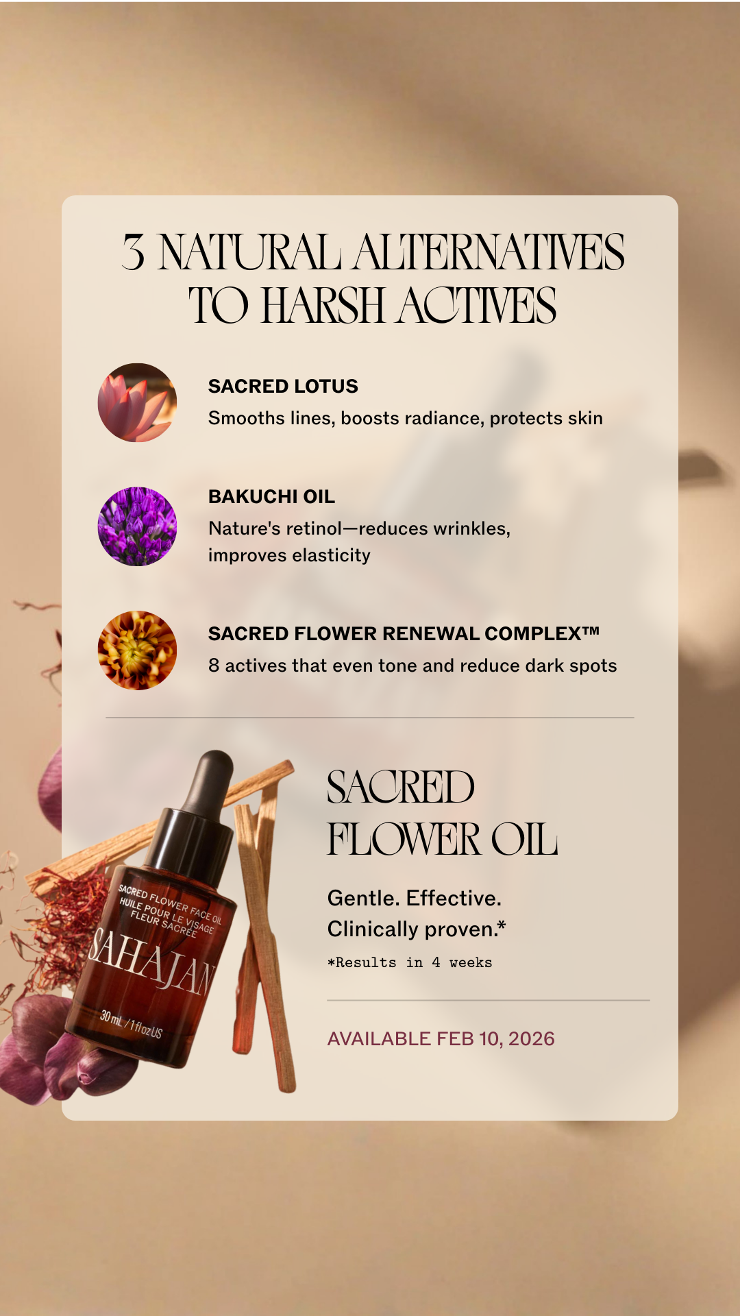 Sahajan Skincare Facebook ad
