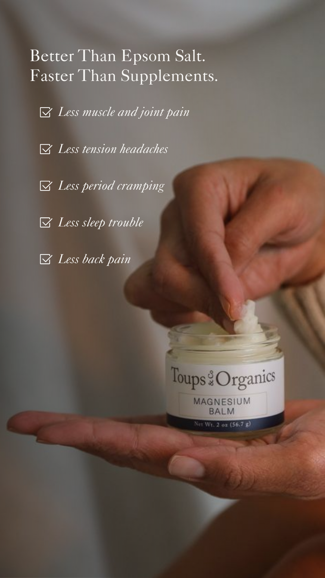 Toups and Co Organics Facebook ad