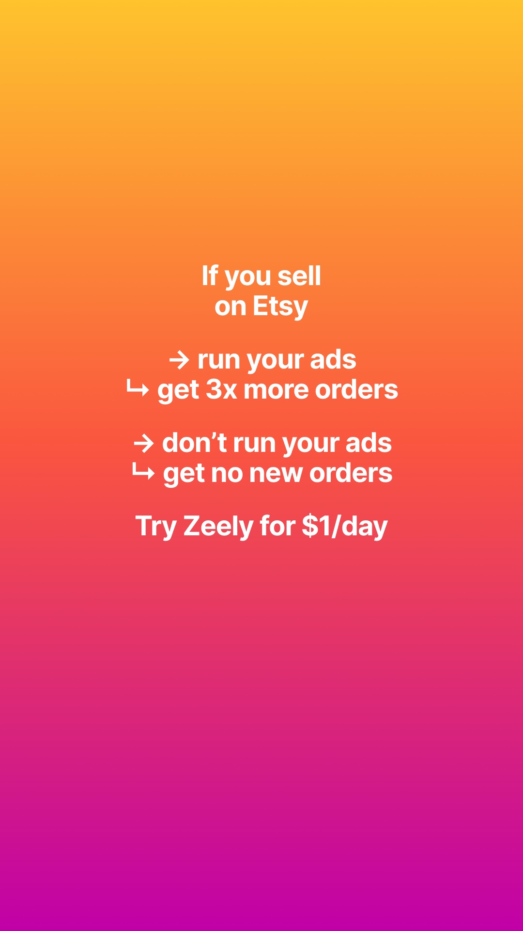 Zeely Facebook ad
