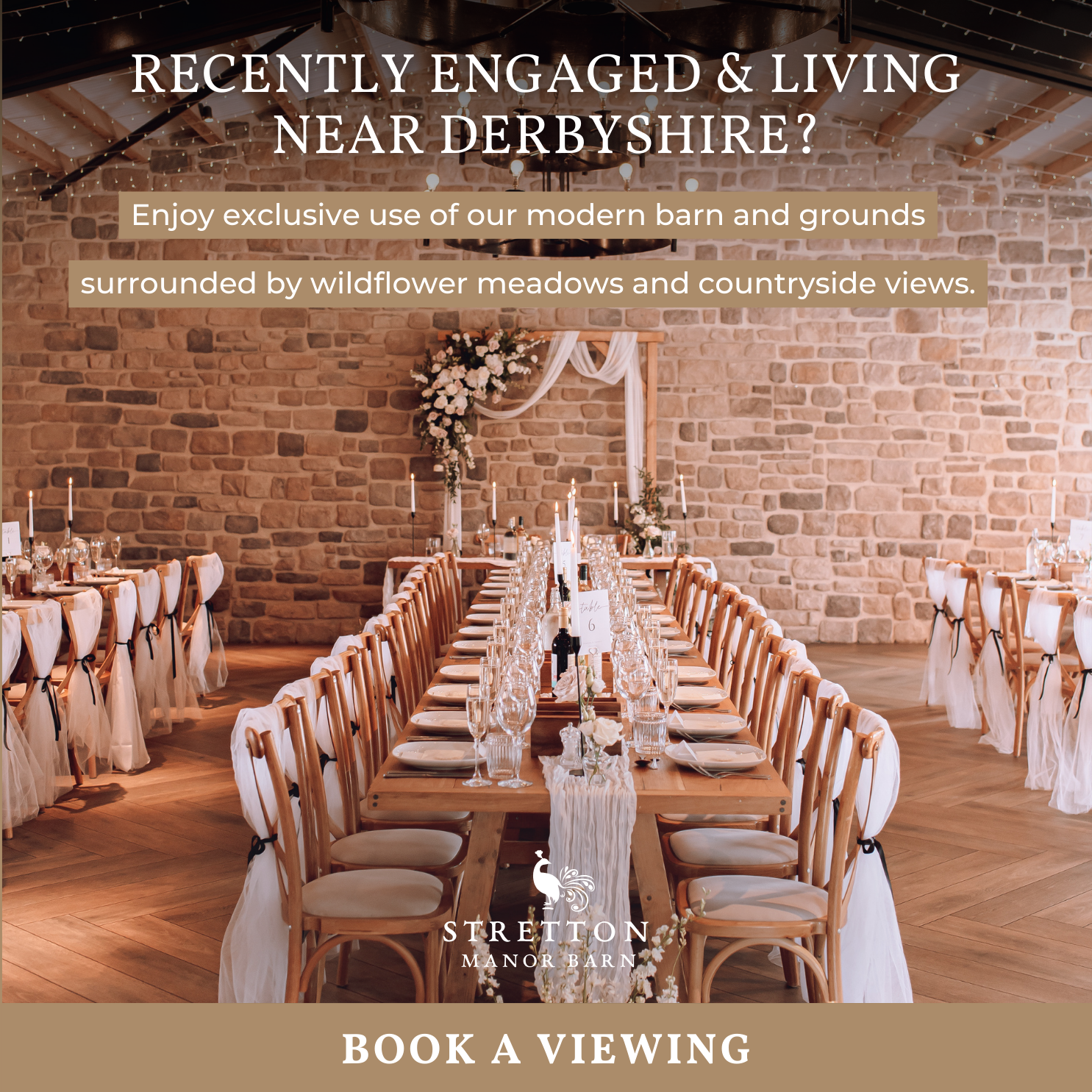 Stretton Manor Barn Facebook ad from Feb 26, 2026