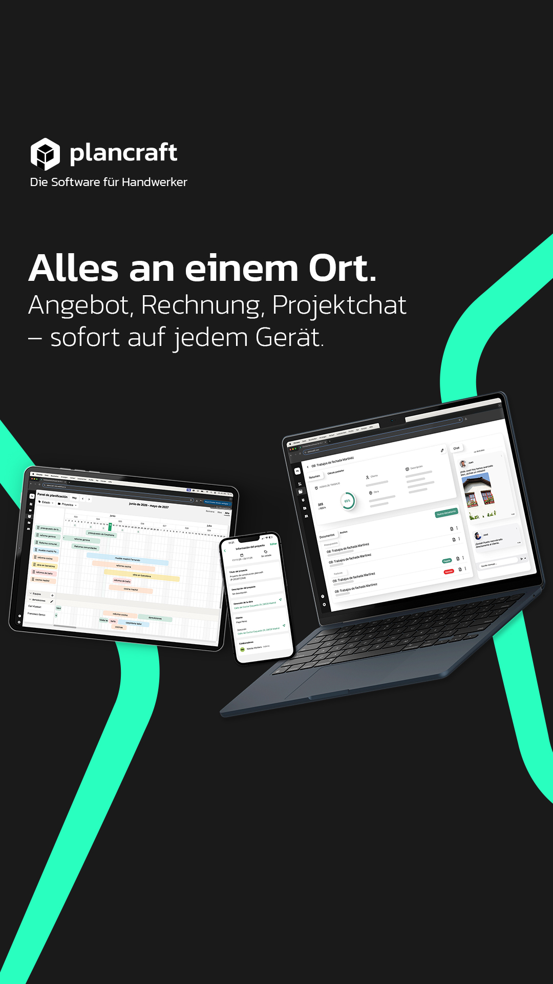 Plancraft - Einfache Handwerkersoftware Facebook ad
