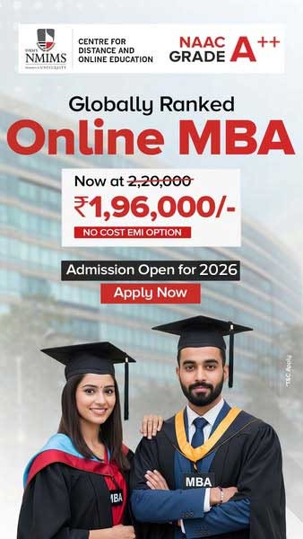 NMIMS Online Admissions Facebook ad