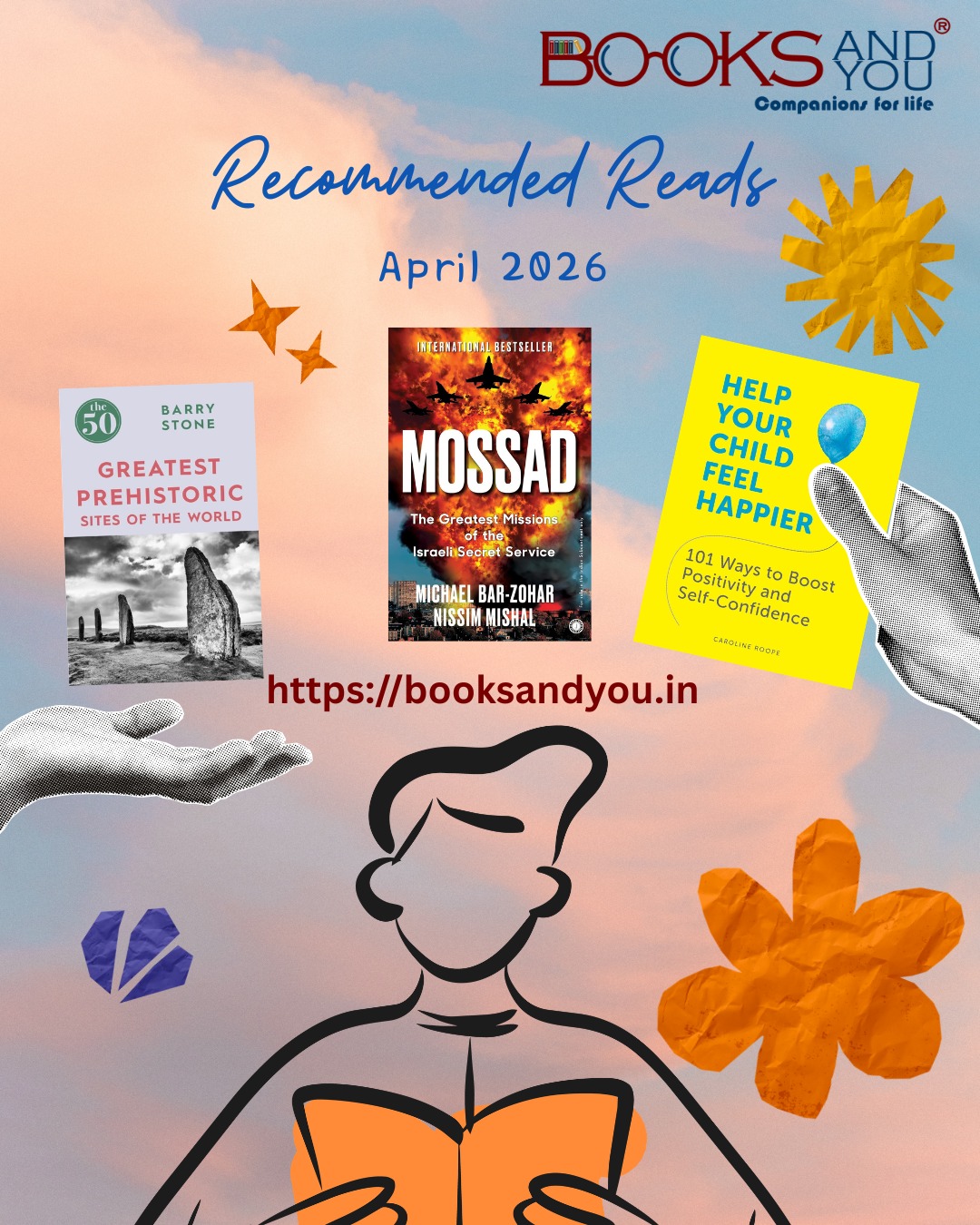 Books and You Facebook ad: April 2026 Recommended Reads | BooksAndYou.in