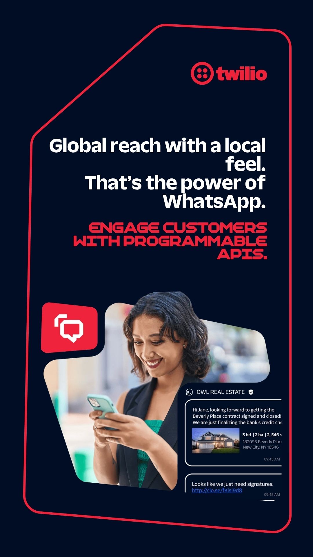 Twilio Facebook ad