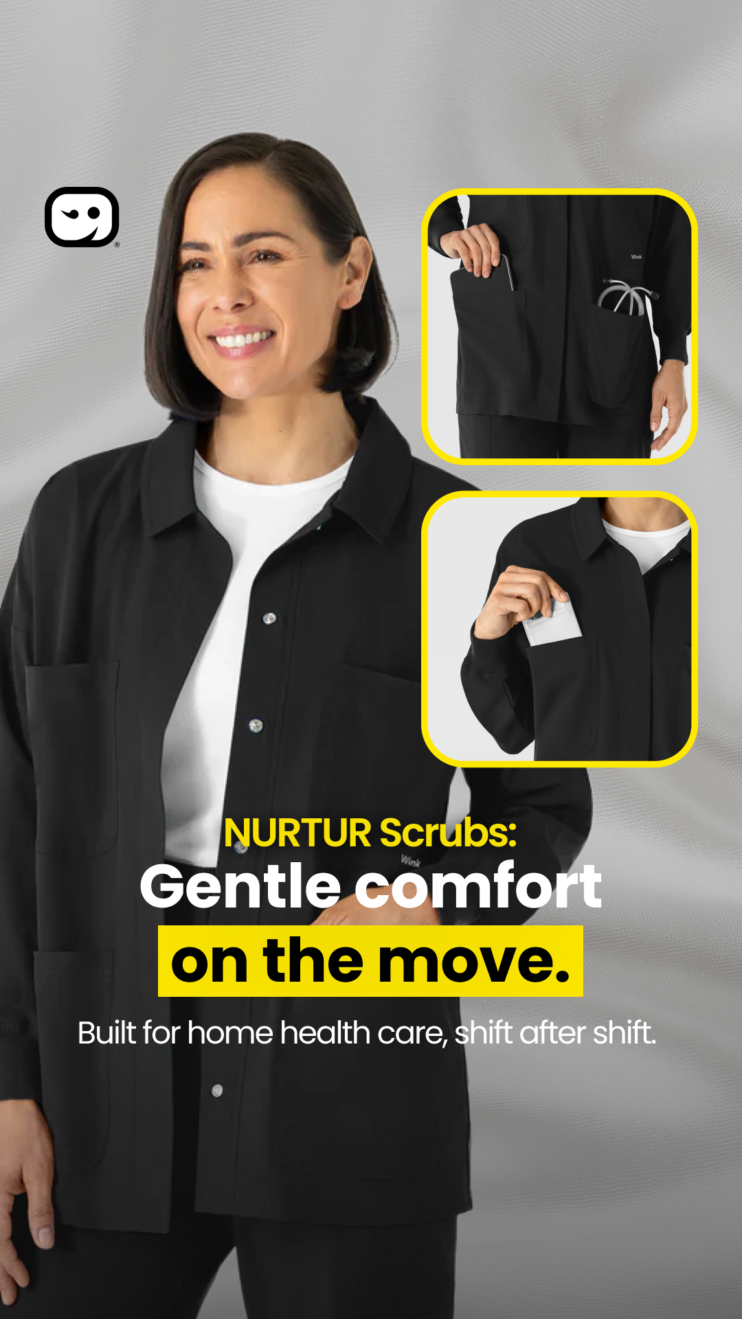 Wink Scrubs Facebook ad