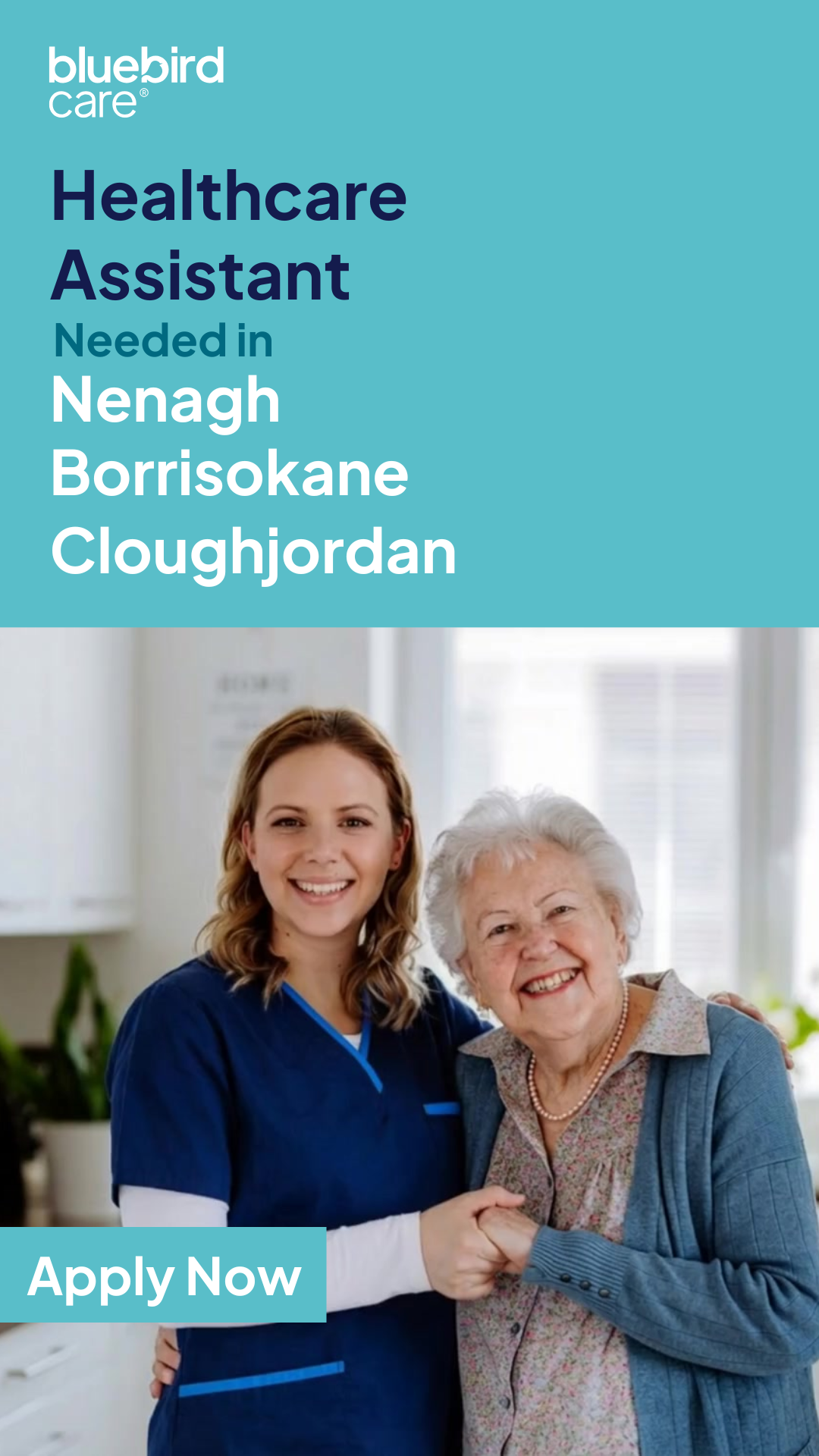 Bluebird Care Careers - Waterford Carlow Kilkenny Tipperary East Cork Facebook ad from Feb 21, 2026