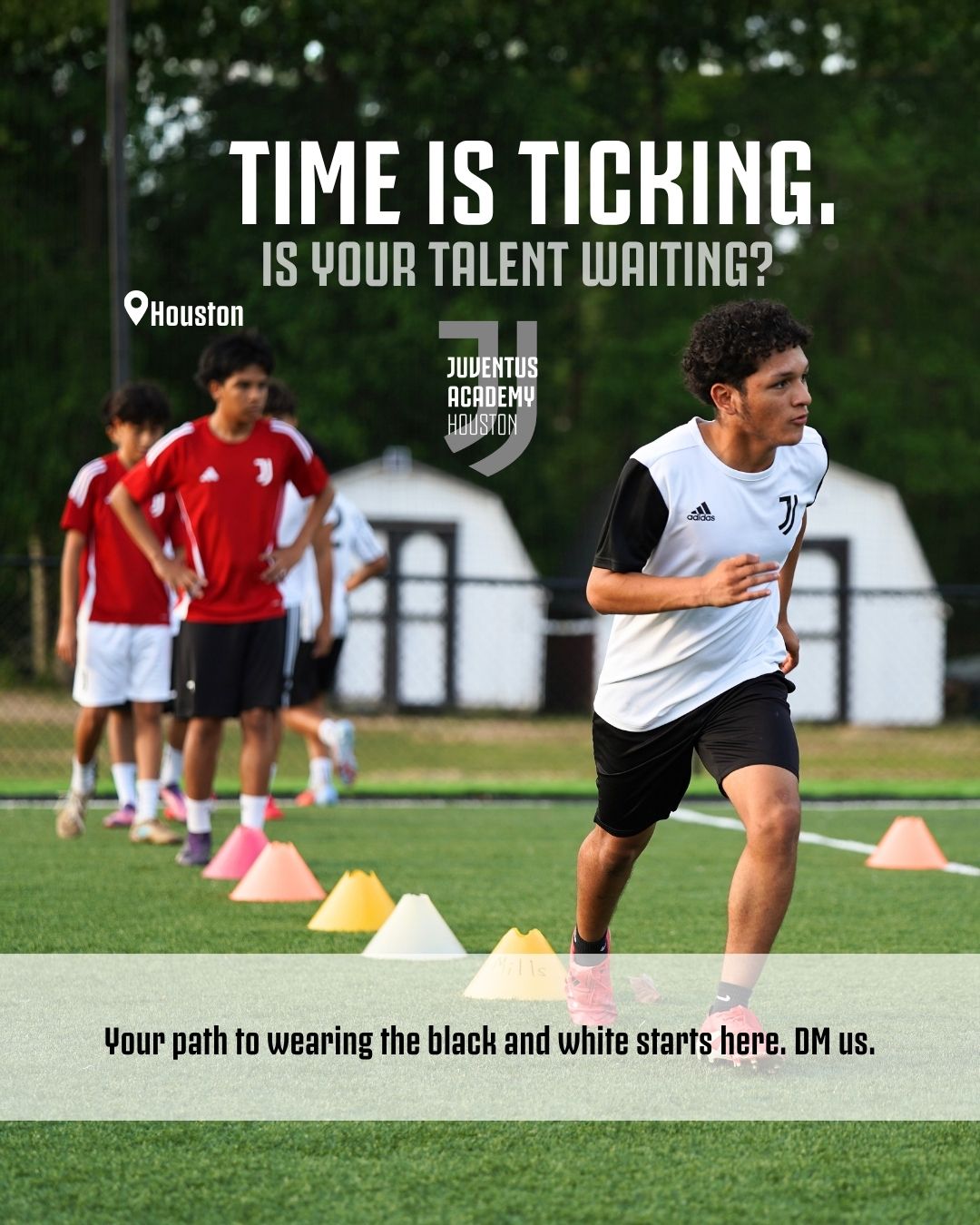 Juventus Academy Houston Facebook ad from Jun 2, 2026