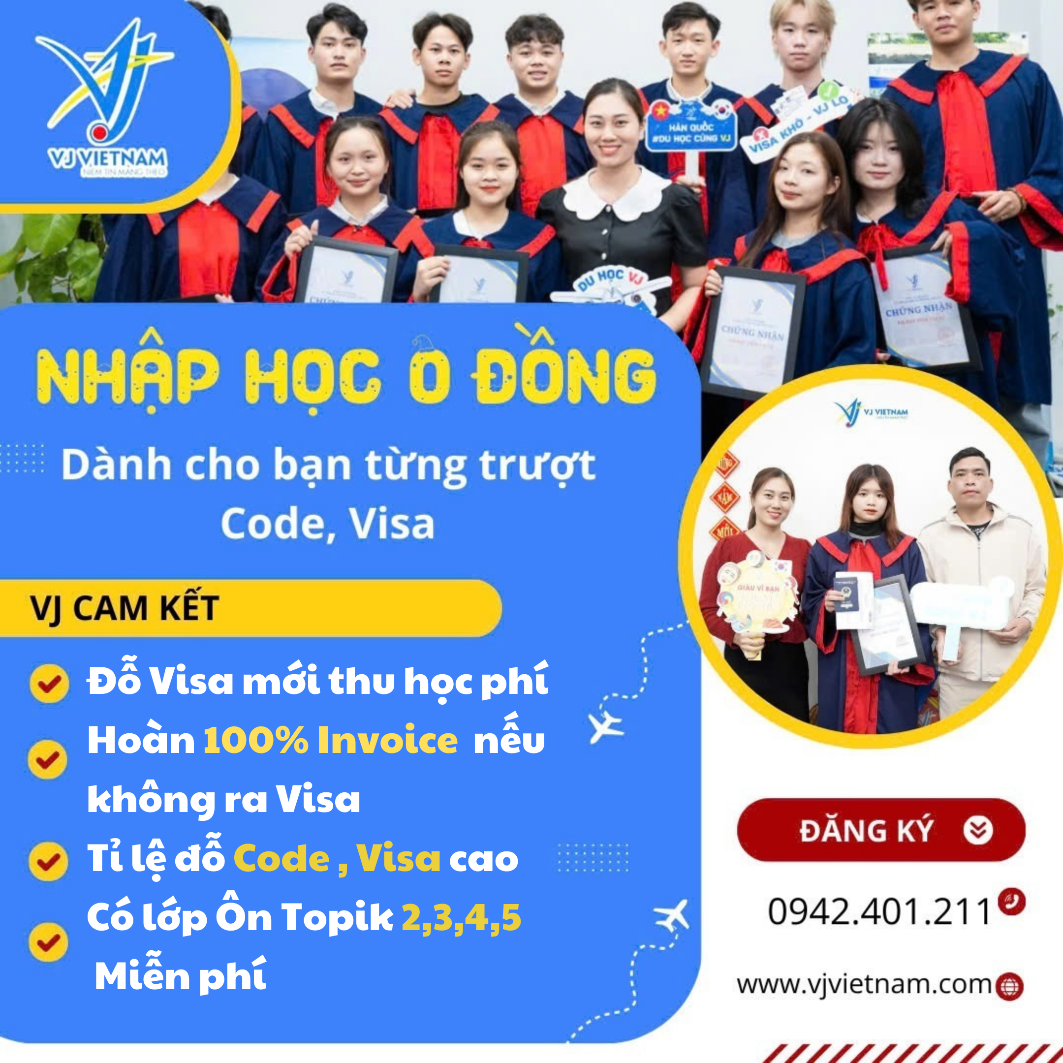Trung tâm Du Học Hàn Quốc VJ - Việt Nam Facebook ad: Tìm hiểu DU HỌC HÀN QUỐC cùng Du…