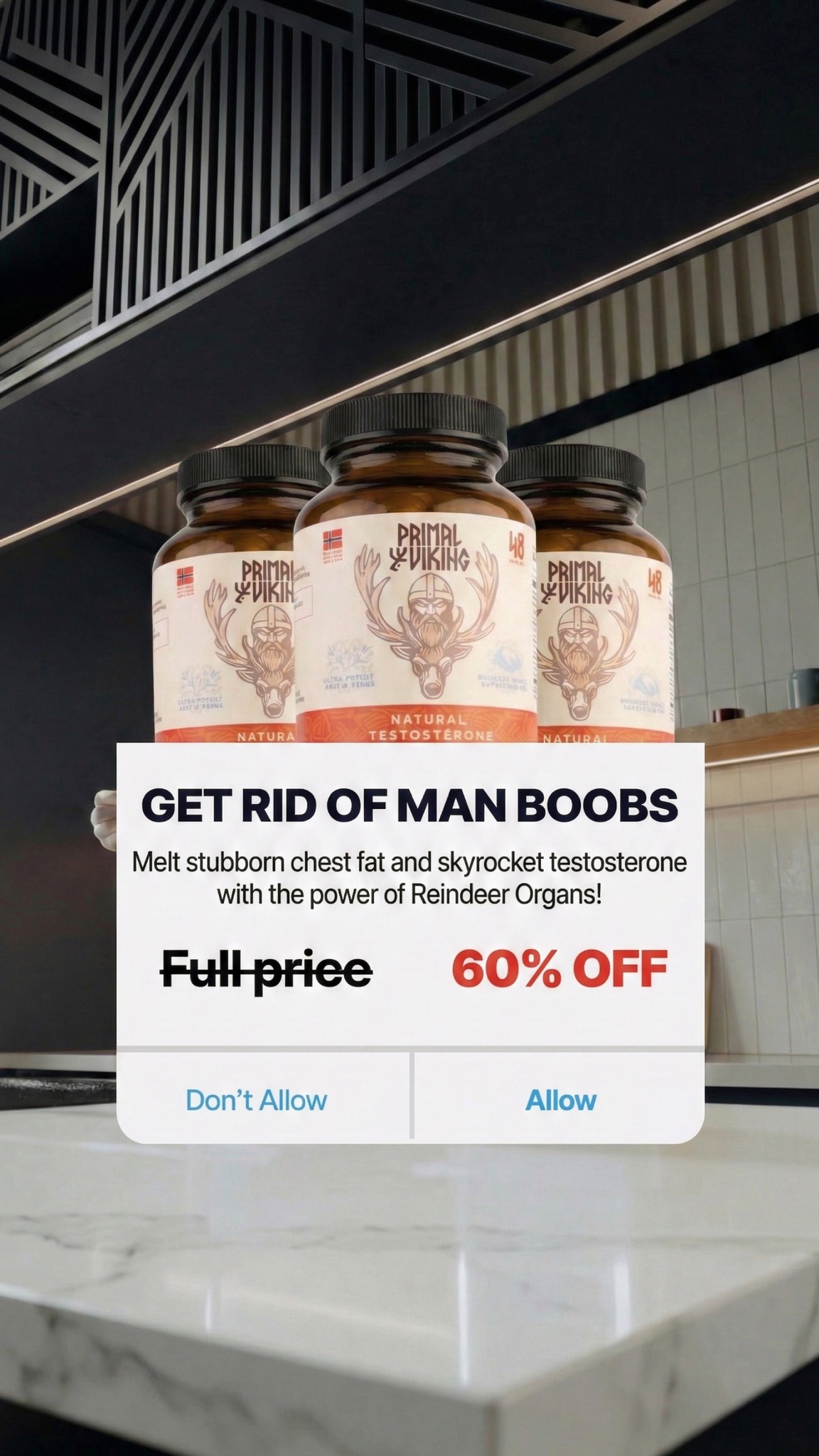 Primal Viking Facebook ad