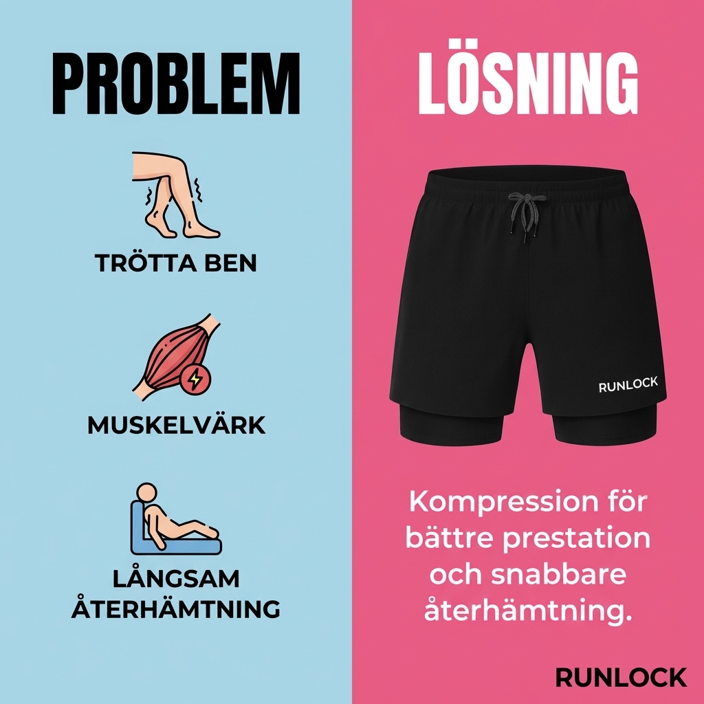 RunLock SE Facebook ad: Ont i benen under löpning?