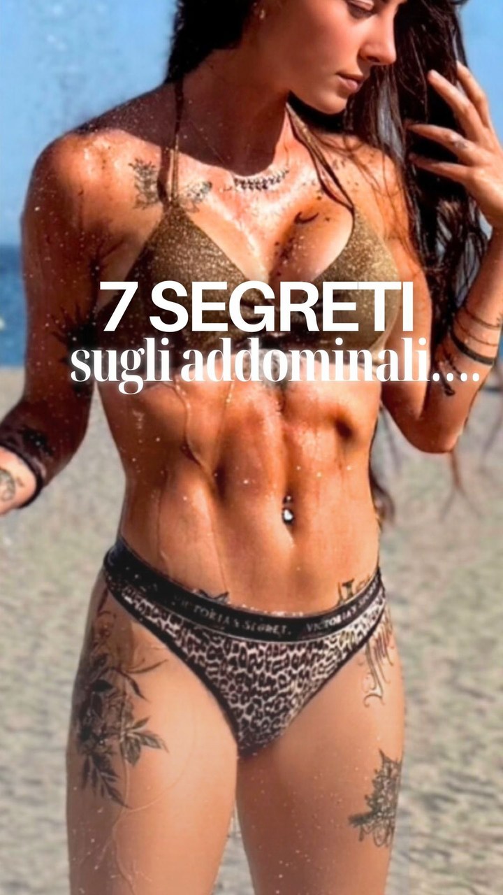 Chiara Fazzini Personal Trainer Facebook ad: 1 I crunch da soli sono inutili