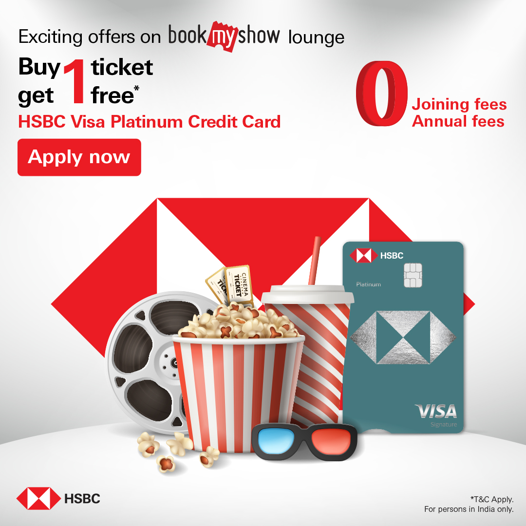 HSBC Facebook ad: BOGO on Movie Tickets with BMS