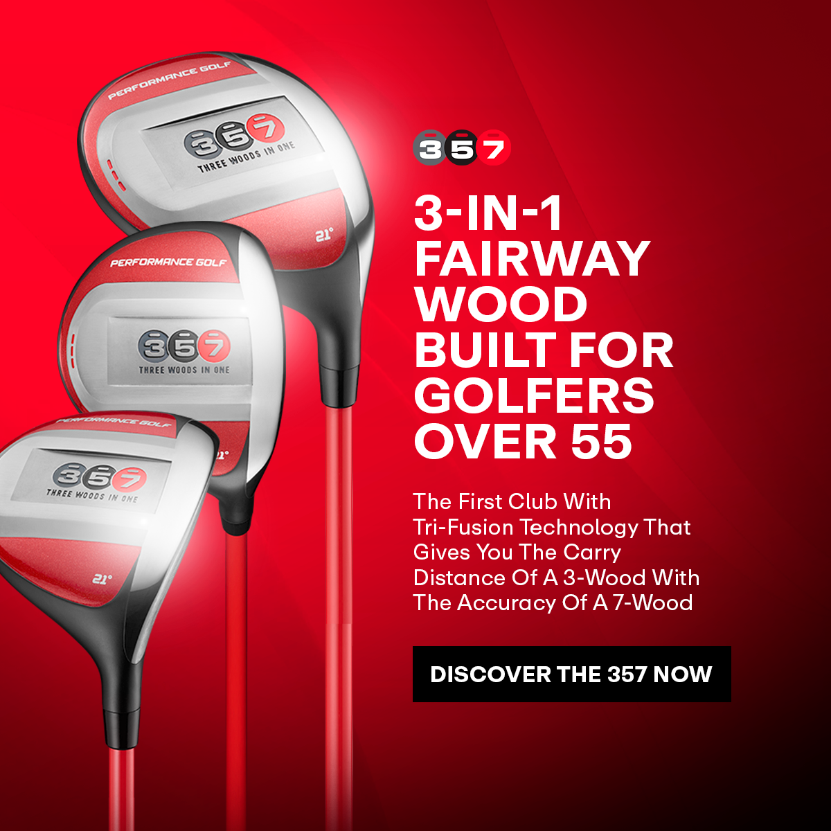 Performance Golf Facebook ad