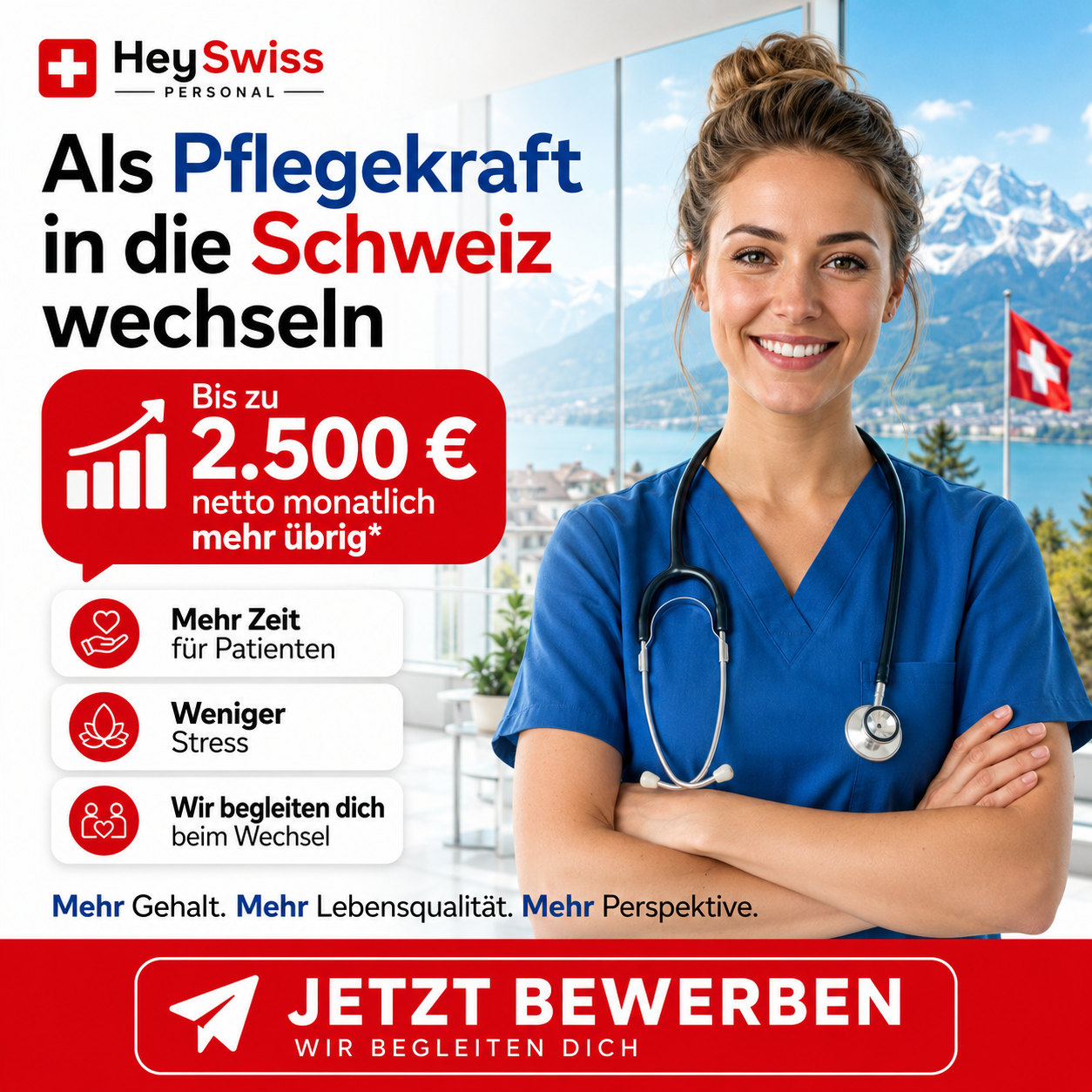 HeySwiss Personal Facebook ad
