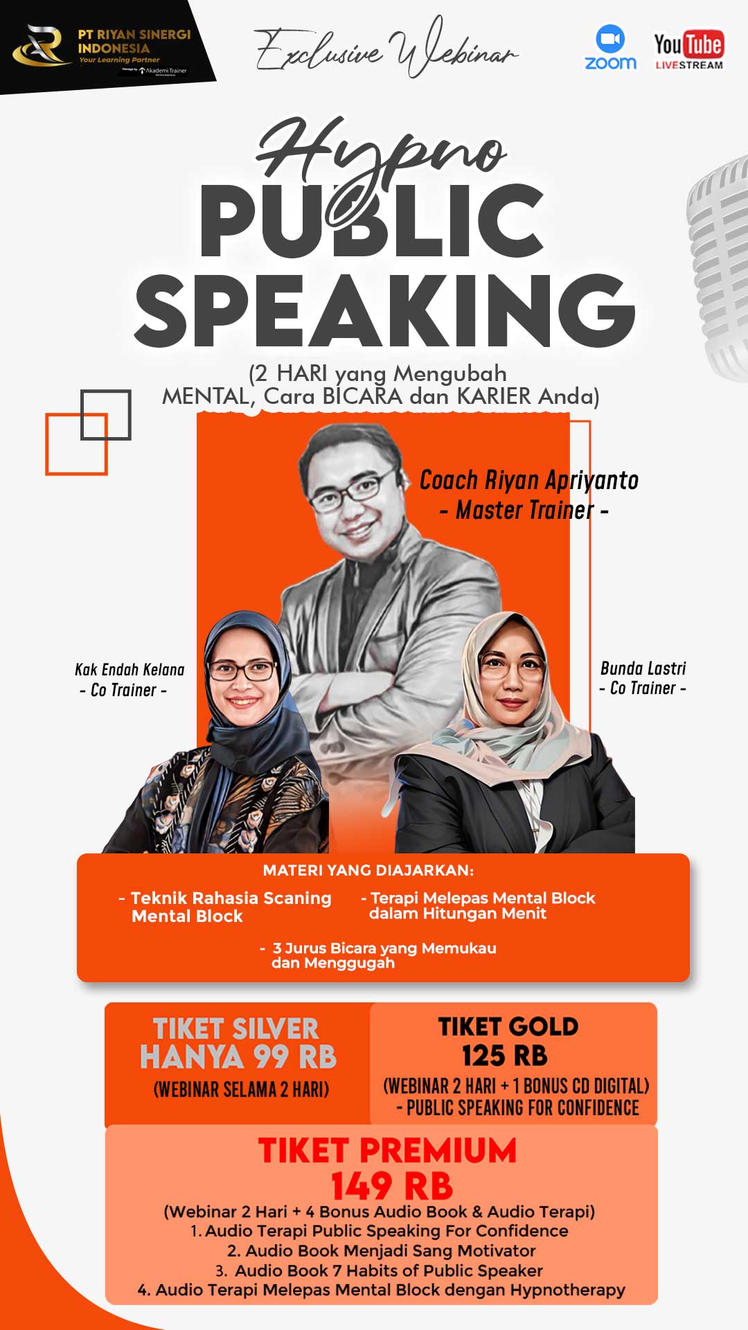 Riyan Apriyanto Pelatih Public Speaking Facebook ad