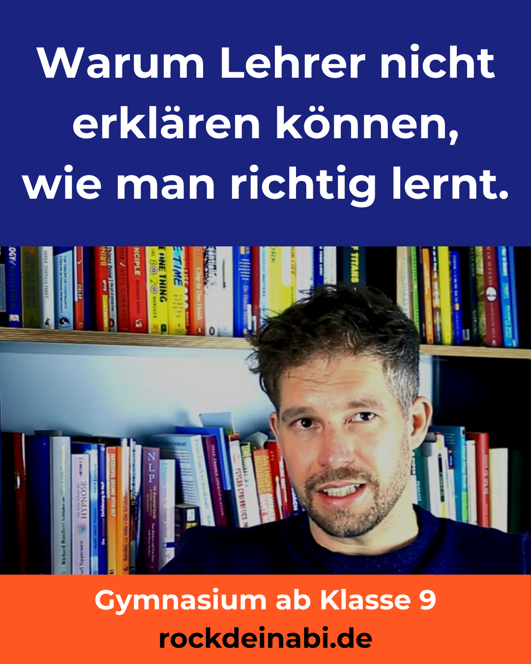 Rock dein Abi - Einfach bessere Noten am Gymnasium Facebook ad: Warum viele Gymnasiasten trotz Lernen schlechte Noten haben