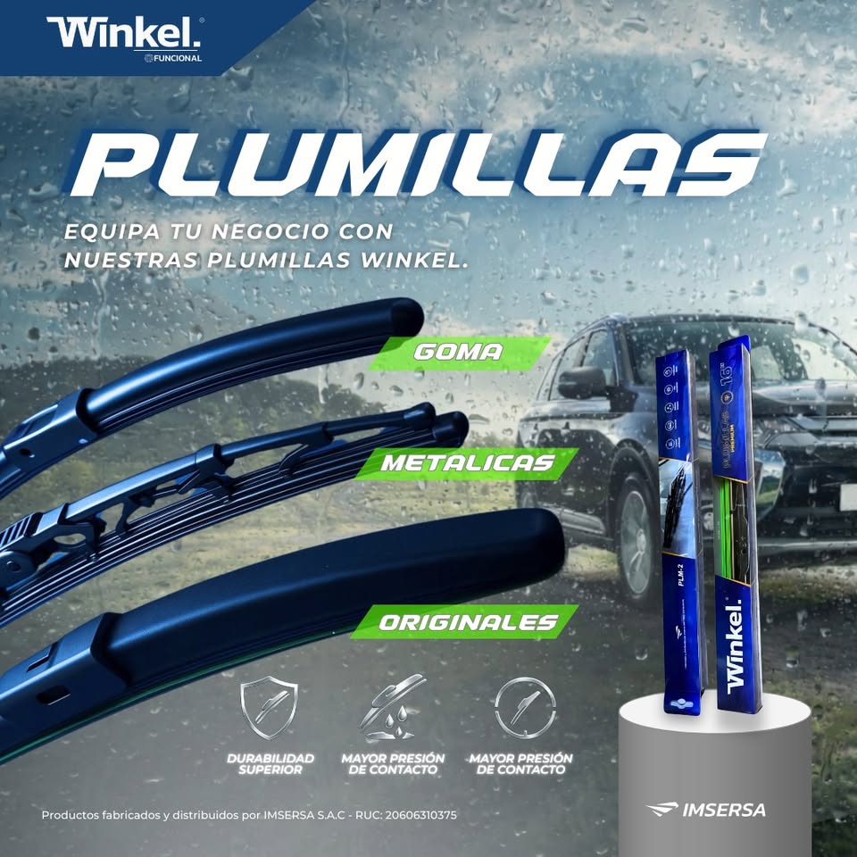 IMSERSA Facebook ad: ¡Mayoristas, equípen su negocio con PLUMILLAS WINKEL!