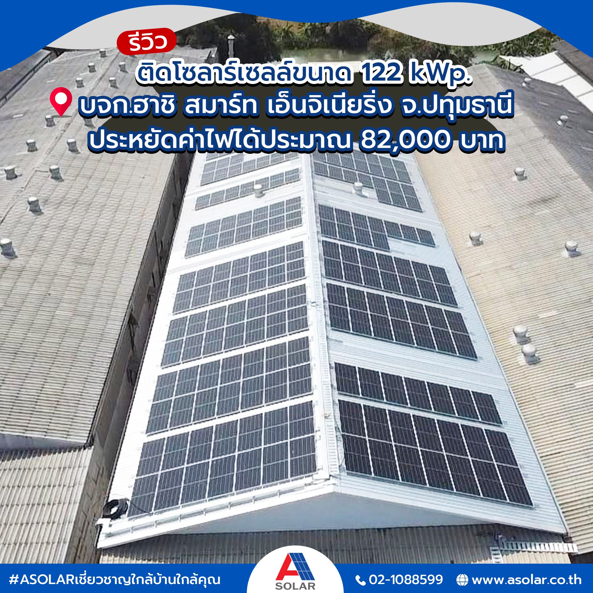 A Solar ศูนย์รวมสินค้าโซล่าร์เซลล์ Facebook ad