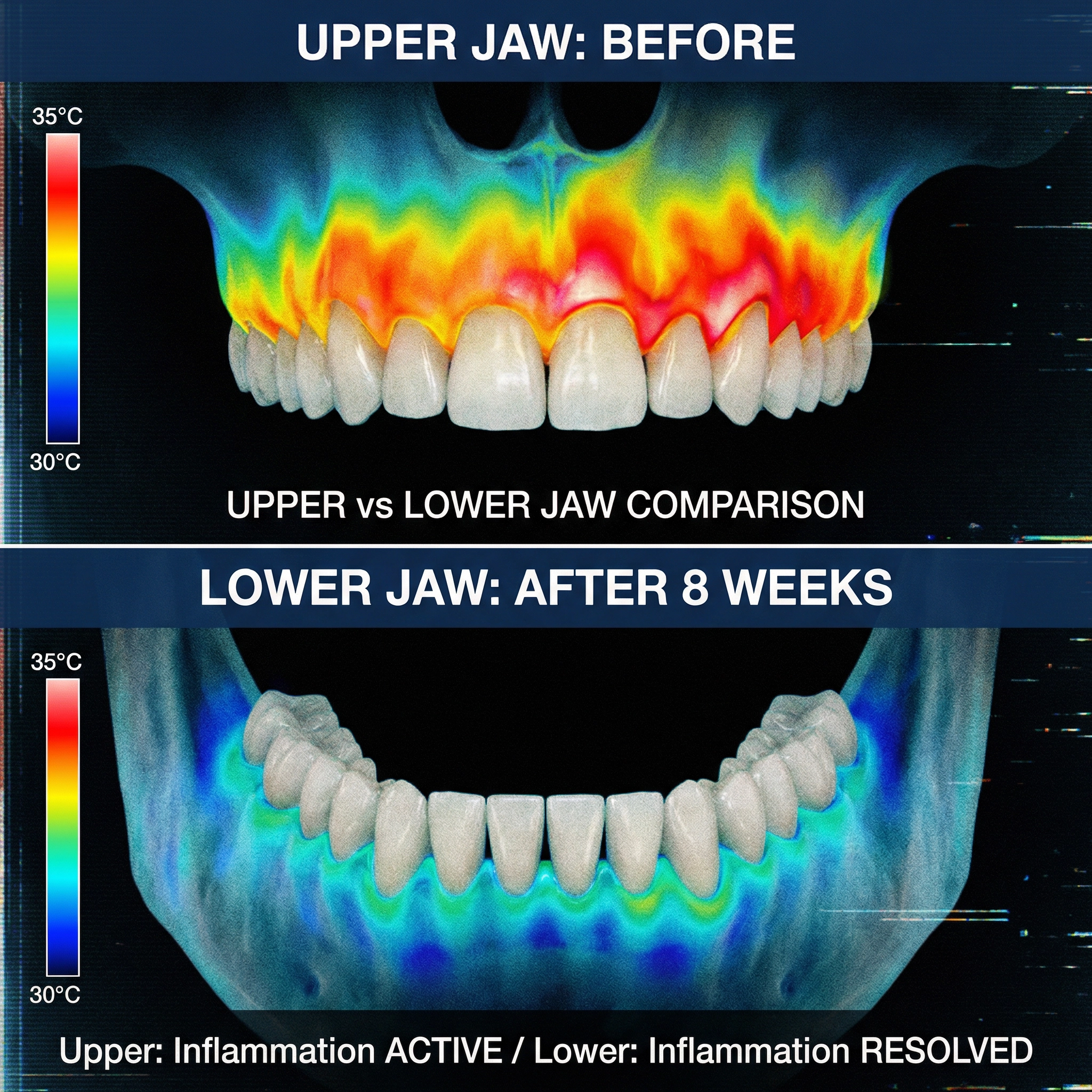 Receding Gums Support Facebook ad: Read this if your legs are swollen