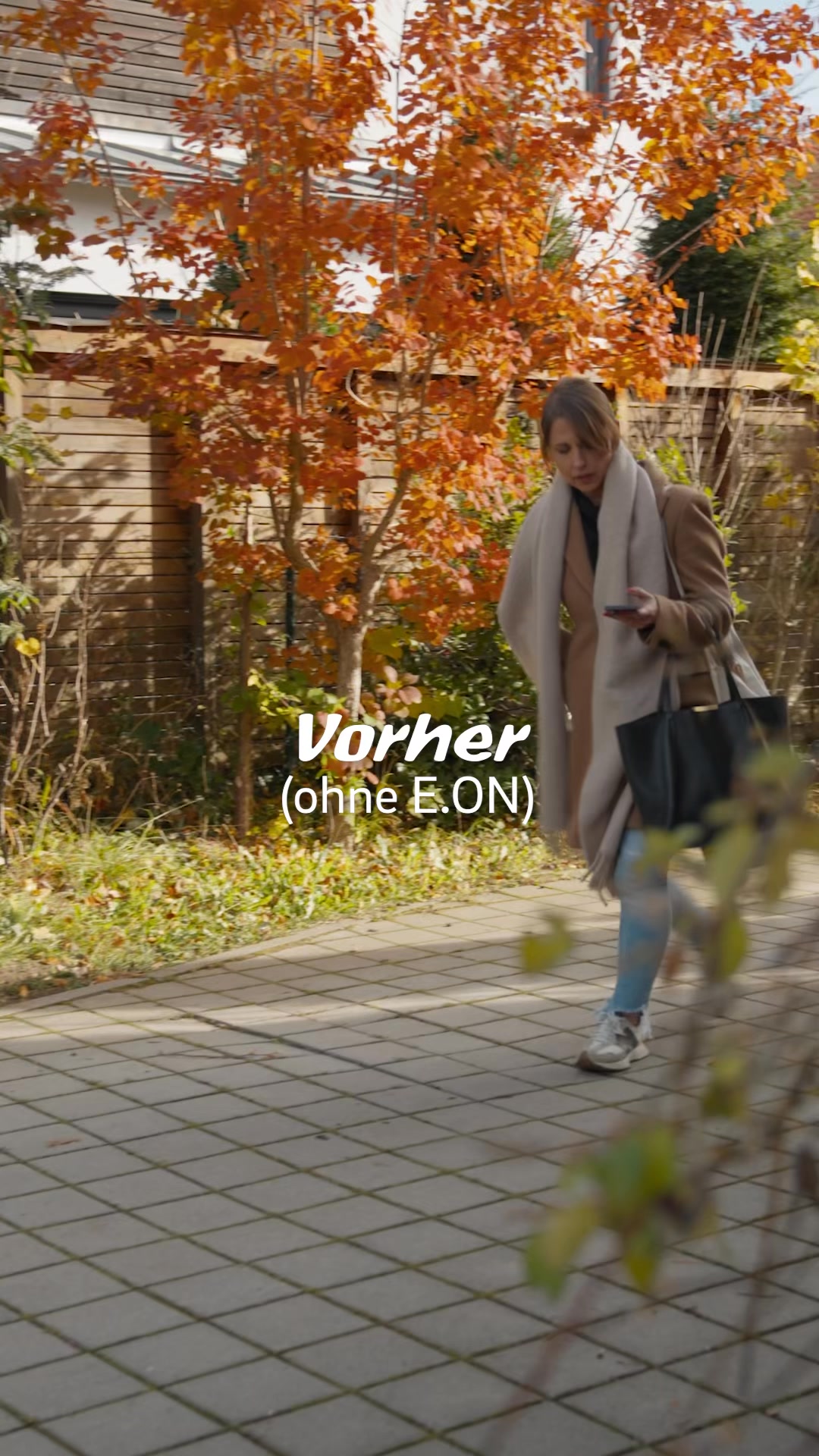 e.on Facebook ad: Energieeffizienz auf Knopfdruck.