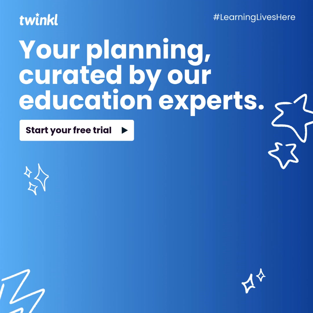 Twinkl Resources Facebook ad: Next week’s planning just got easier