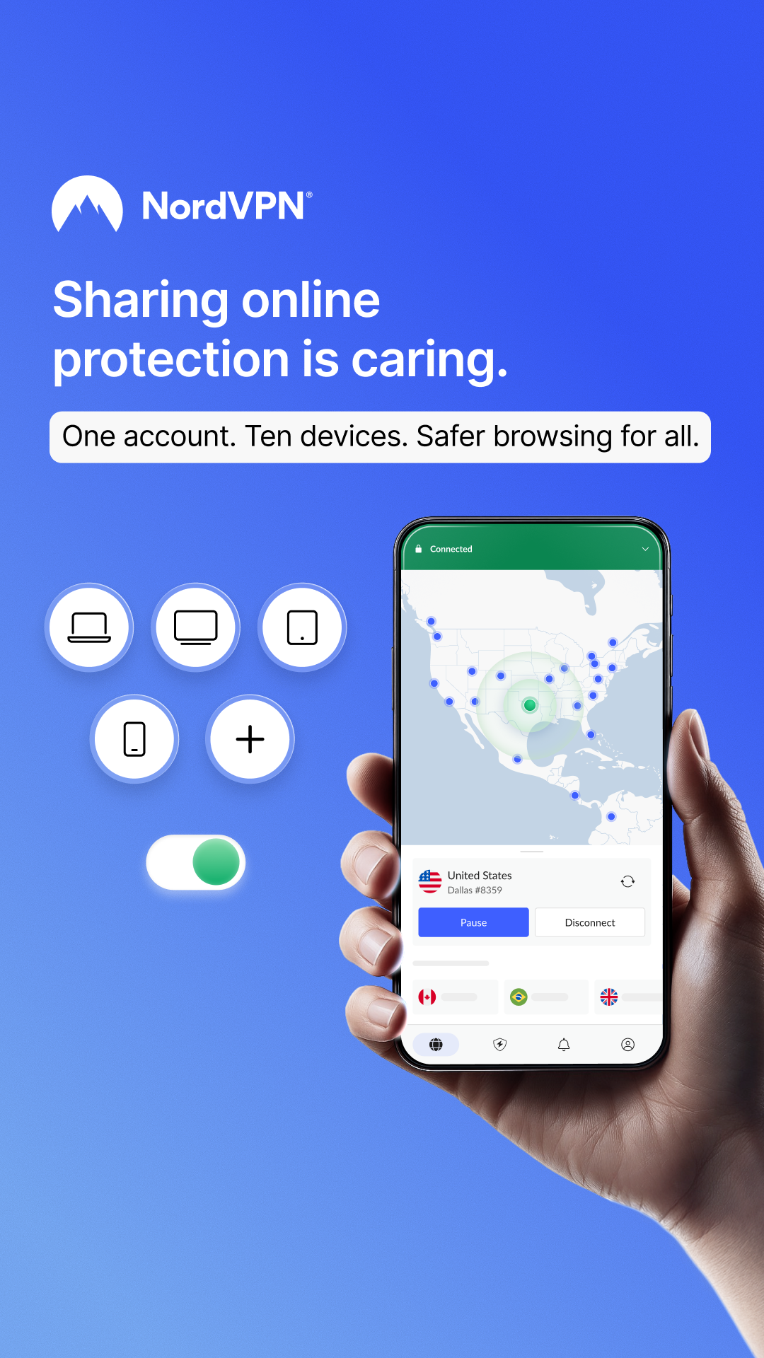 NordVPN Facebook ad from Feb 25, 2026