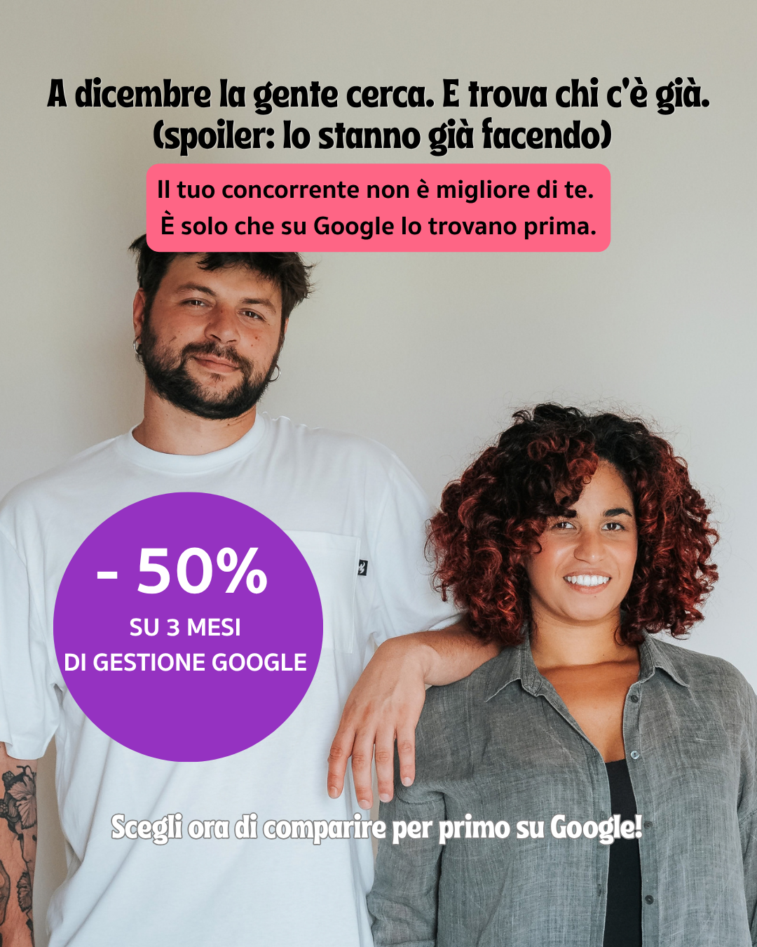 Caffè Lab Facebook ad: Google Ads: 3 mesi a metà prezzo / Ti cercano già. Fatti…